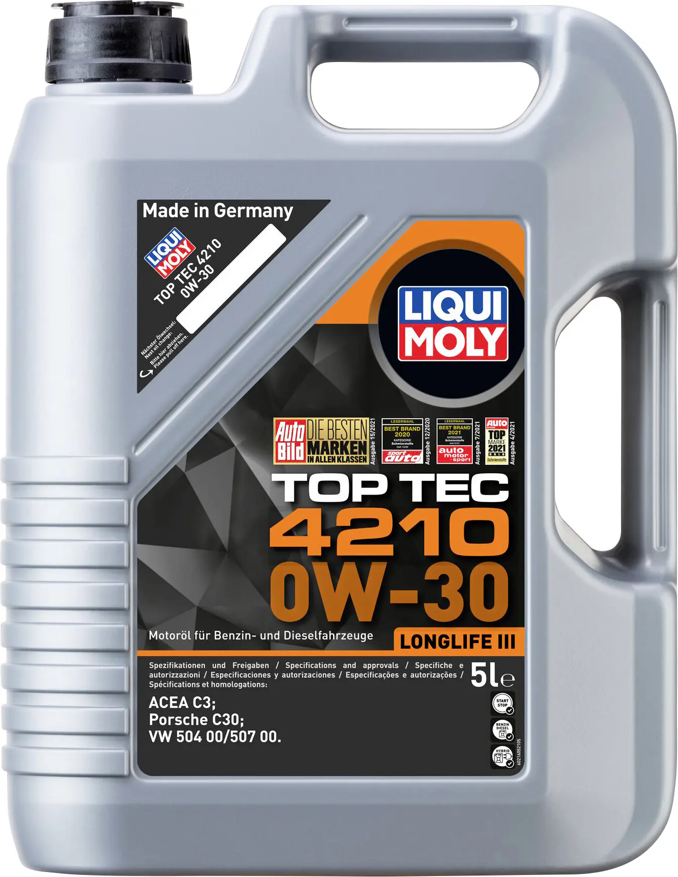 Liqui Moly Motoröl Top Tec 4210 0W-30 5 L Liqui Moly Motoröl Top Tec 4210 0W-30 5 L
