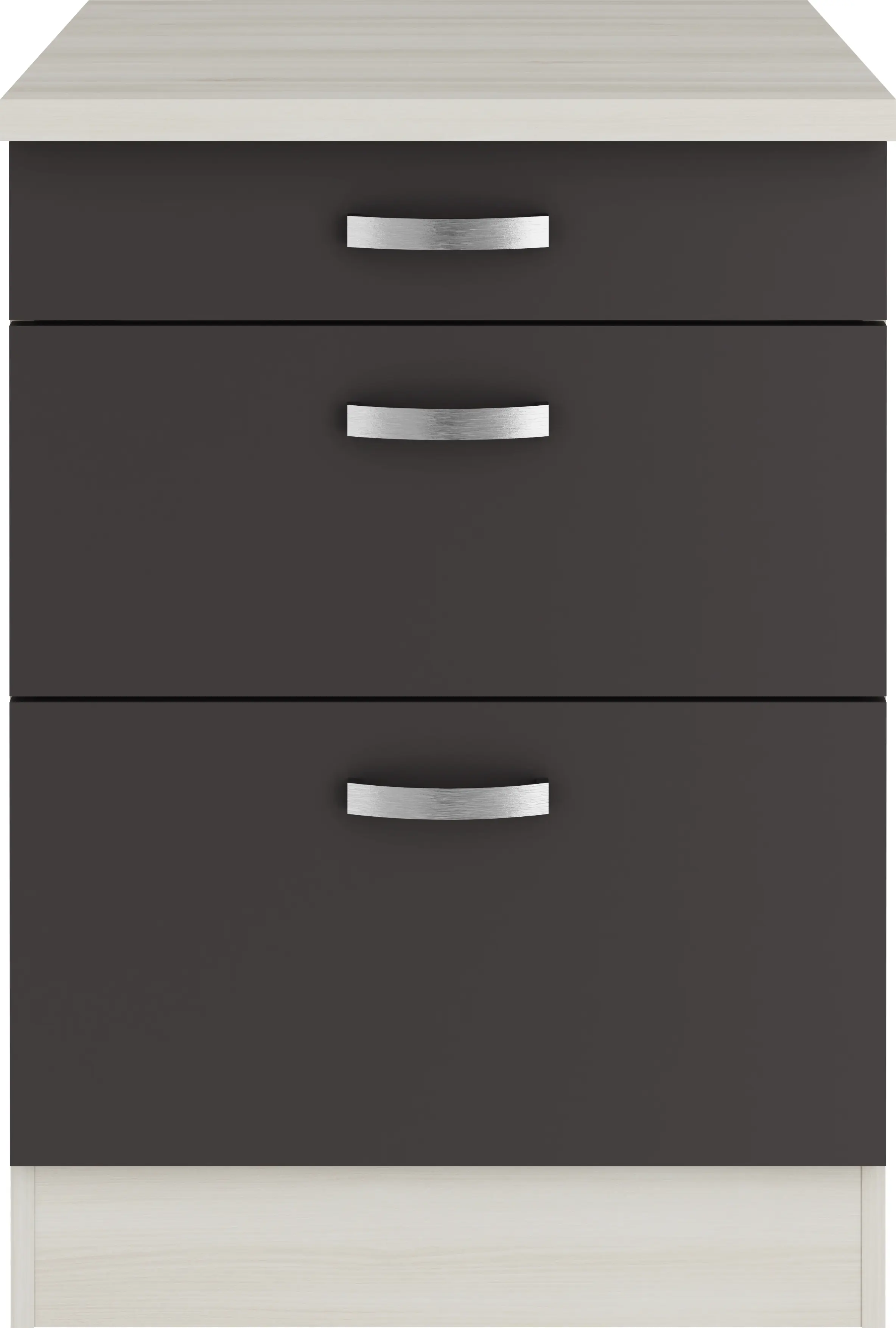 Optifit Unterschrank Faro 220 anthrazit/akazie 60 cm