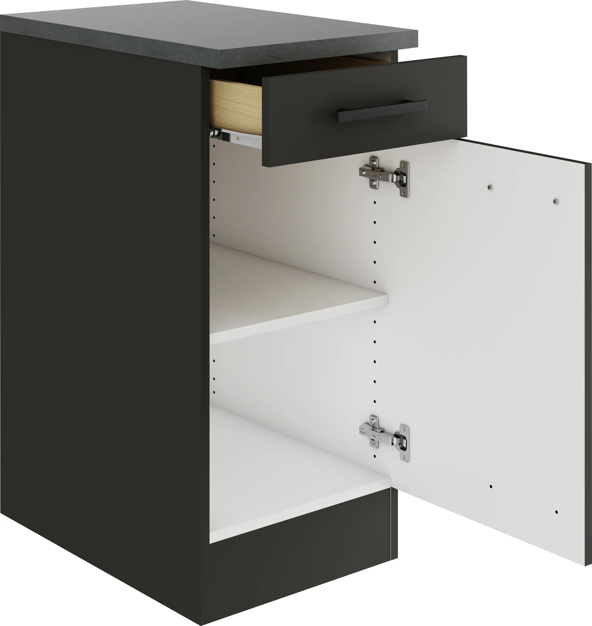 Optifit Unterschrank Madrid 420 anthrazit matt 40 cm