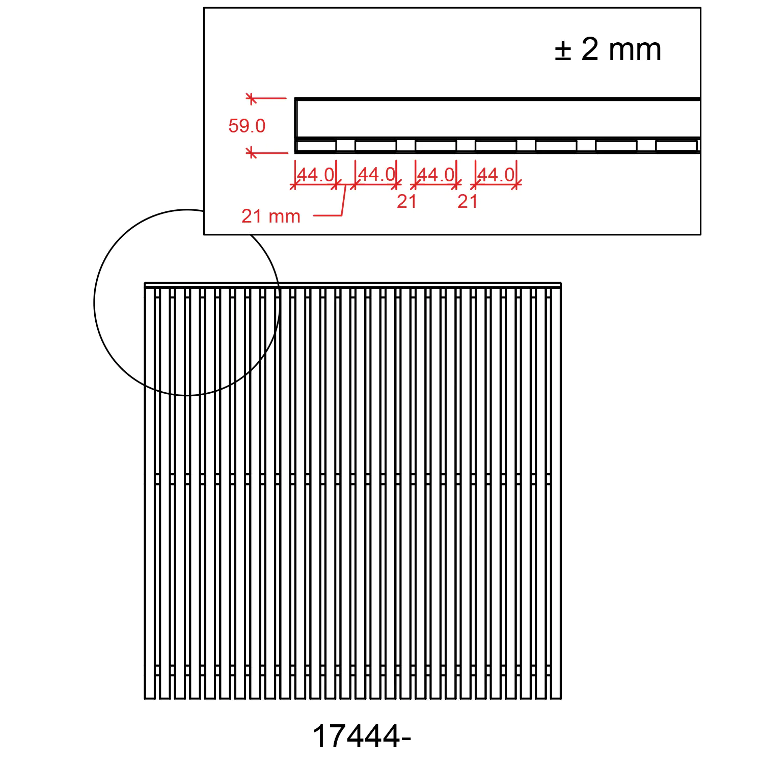 Plus Zaun Sendai 180 x 180 cm RAL 9010 Weiß