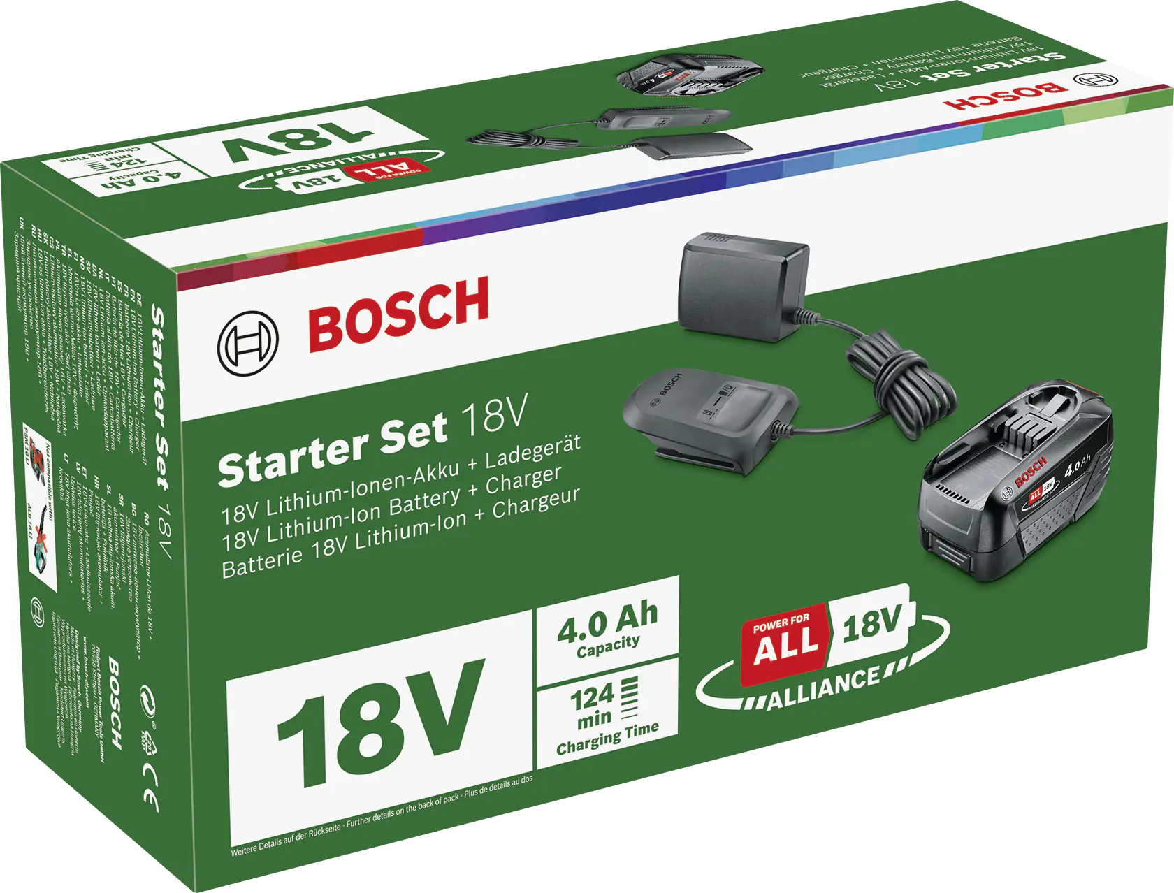 Bosch Akku-Starter Set 18 V 4 Ah + AL18V-20