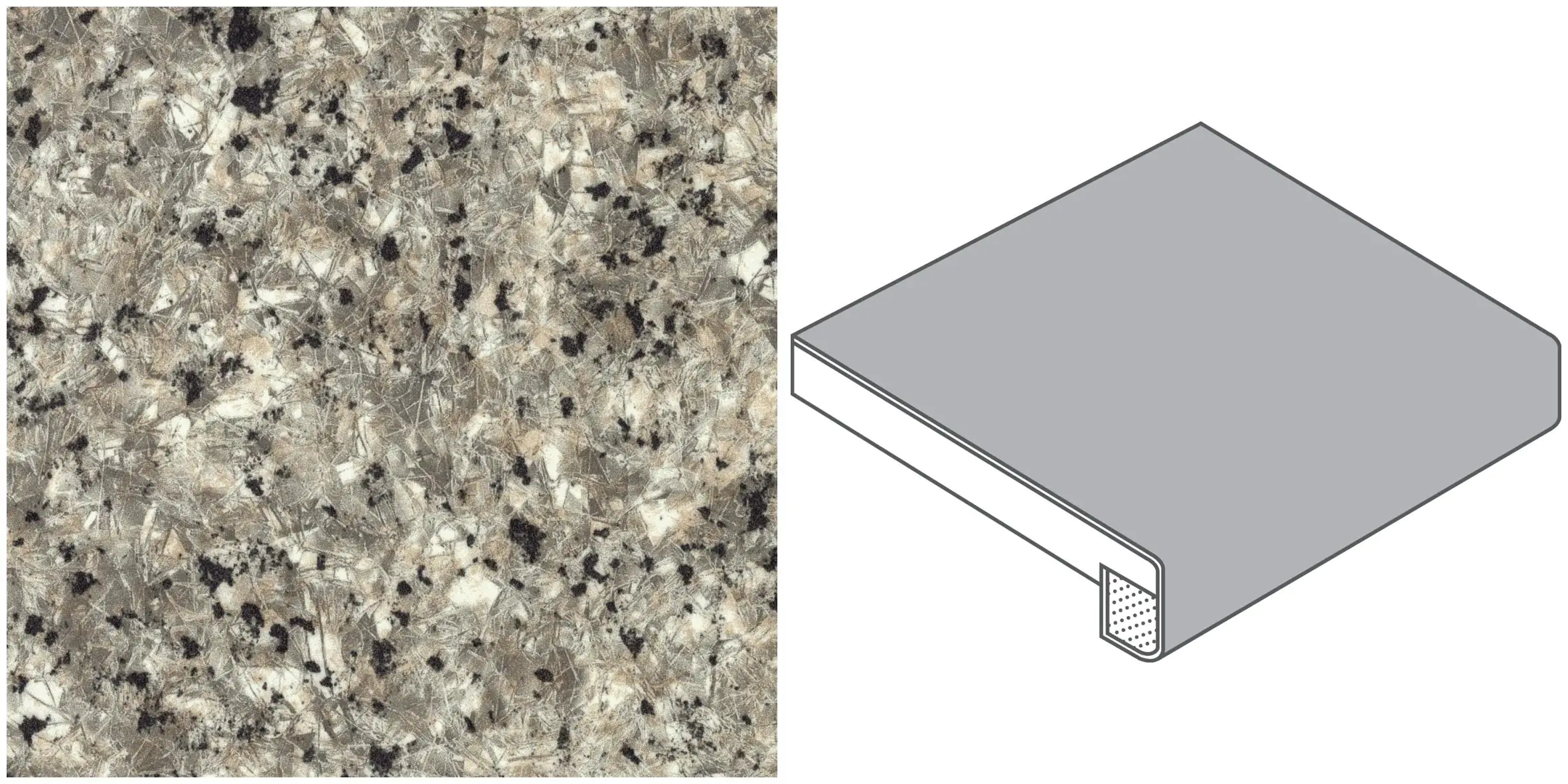 GetaElements Fensterbank InStyle granit crystal 410 x 20 x 1,88 cm