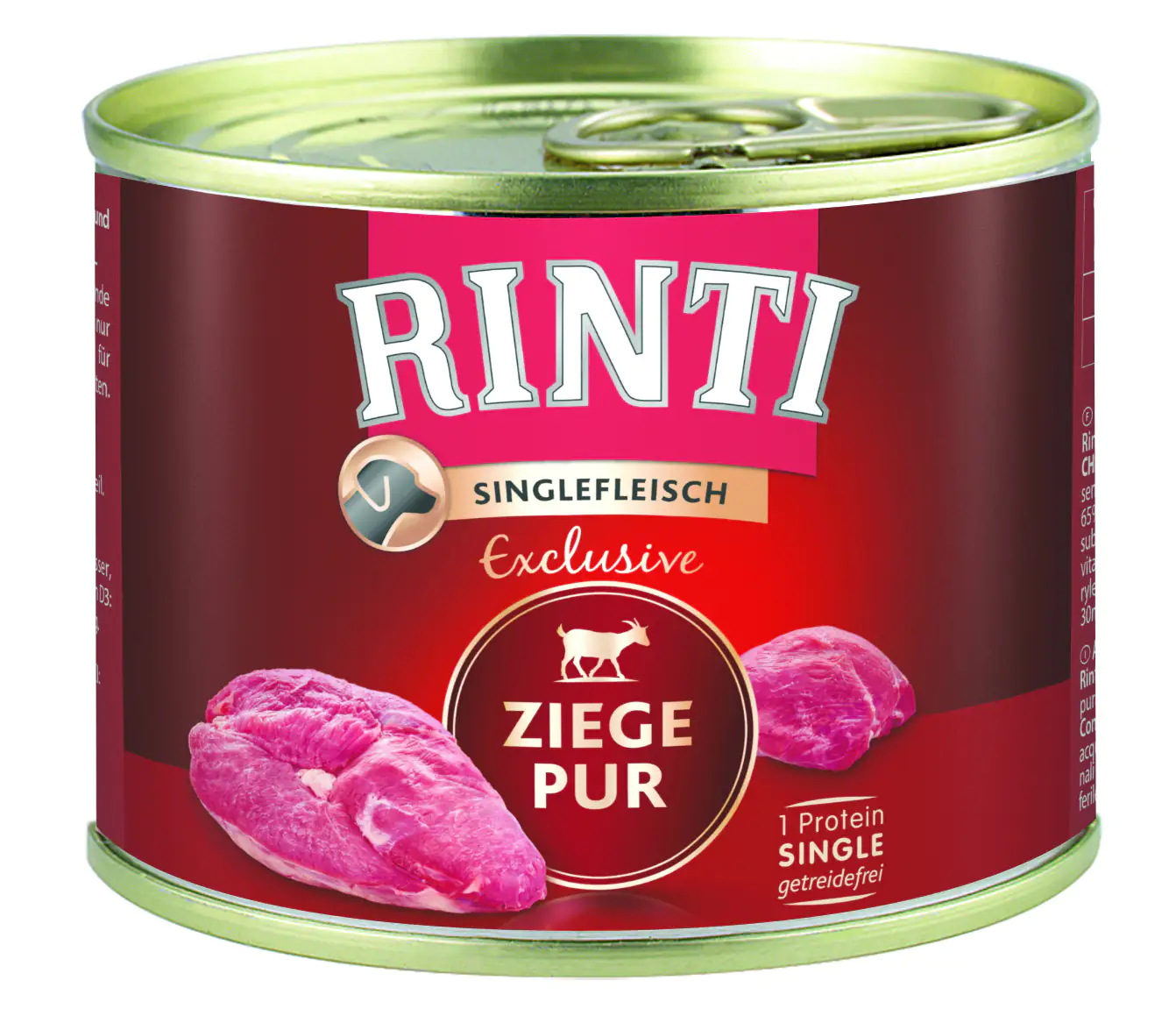 Rinti Singlefleisch Exclusive Hundenassfutter Adult 185 g Ziege Pur