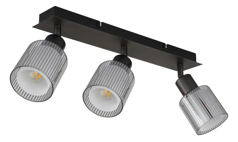 Globo Strahler Villegas 41 x 18,6 cm L x H schwarz-chrom