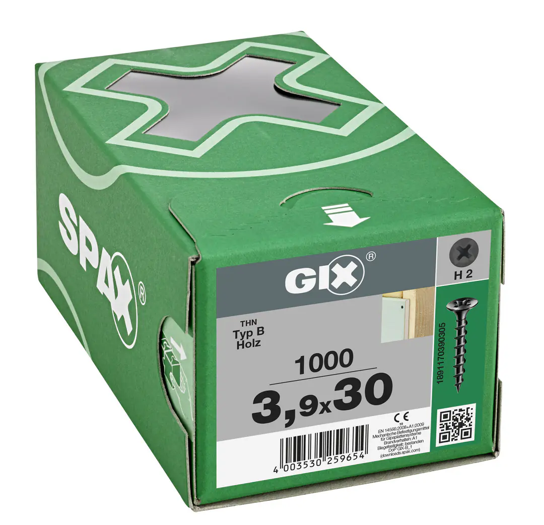 Spax Trockenbauschrauben 3.9 x 30 mm PH 2 Grobgewinde - 1000 Stk.