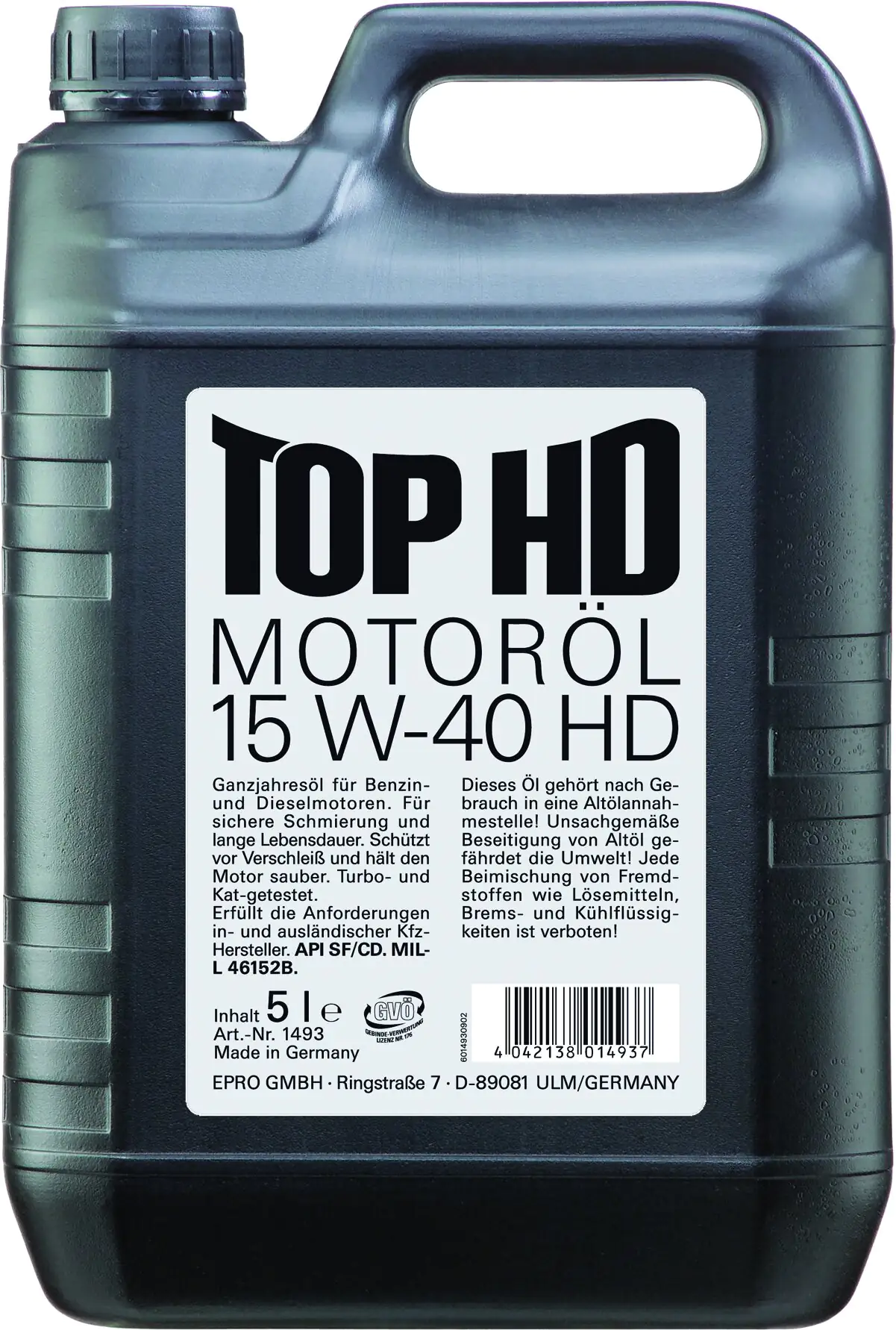 Motoröl Top HD 15W-40 5L kaufen