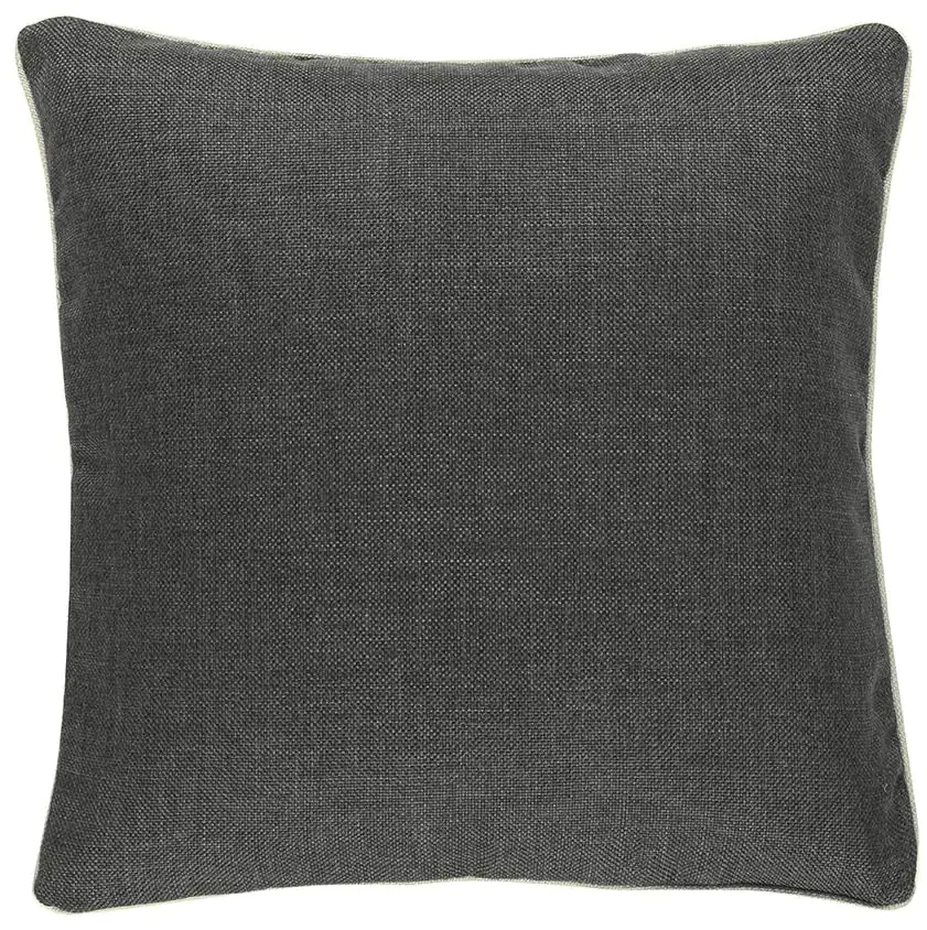 Zierkissen Barbara dunkelgrau 50 x 50 cm