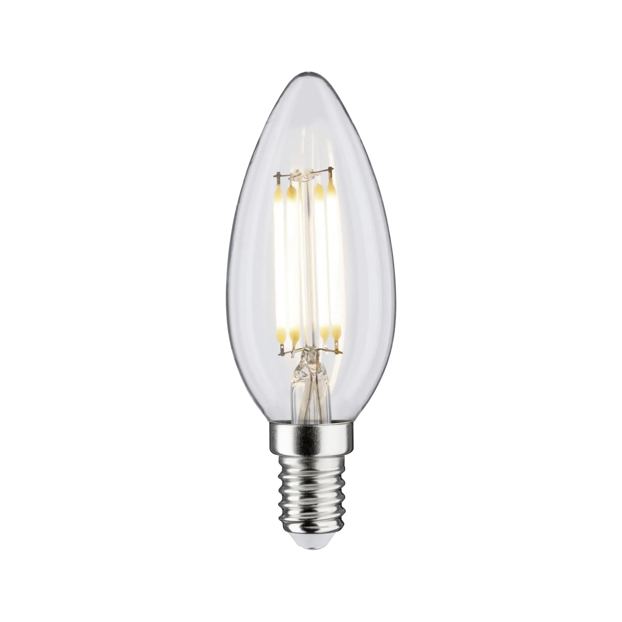 Paulmann LED Leuchtmittel Filament Kerze klar E14 3-Stepp-dimmbar