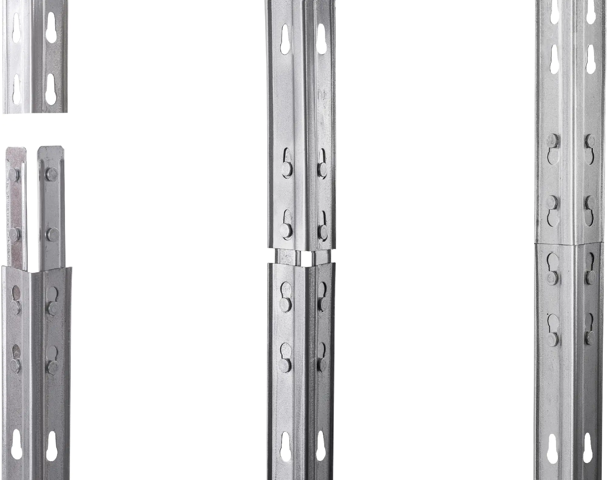 Rivet Metallsteckregal L 180 x 120 x 50 cm 5 Holzböden 1500 kg