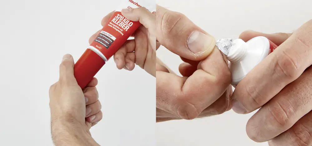 Fischer Montagekleber 80 ml Montagekleber mit starker Anfangshaftung