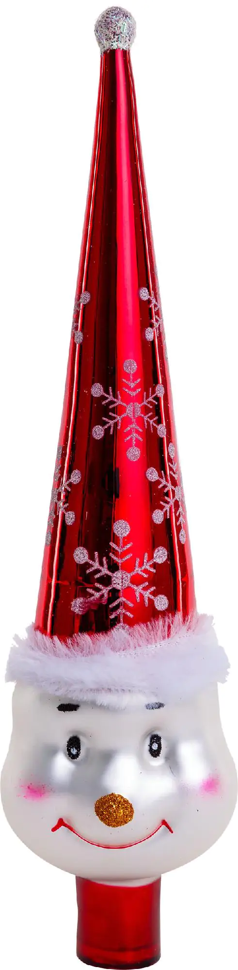 Kaemingk Weihnachtsbaumspitze rot weiß Kaemingk Weihnachtsbaumspitze rot weiß