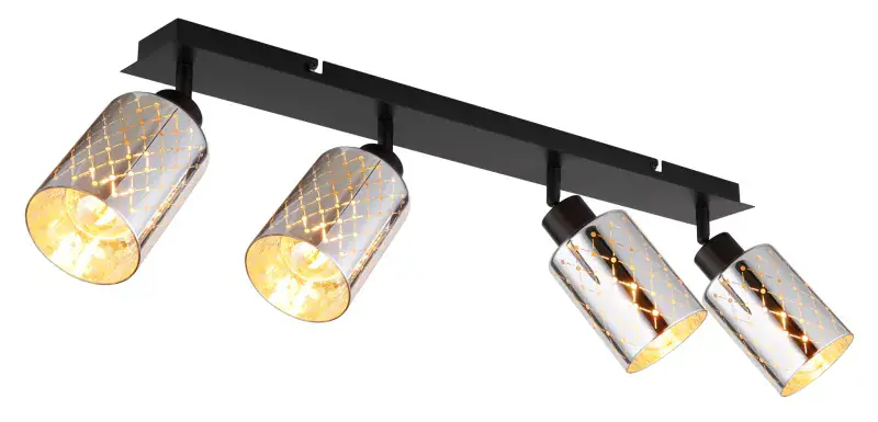 Globo Strahler Alonso 86 x 22 cm L x H schwarz