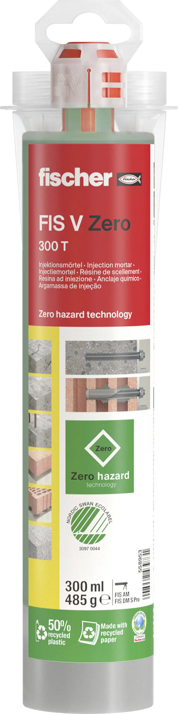 Fischer Injektionsmörtel FIS V Zero 300 T 300 ml