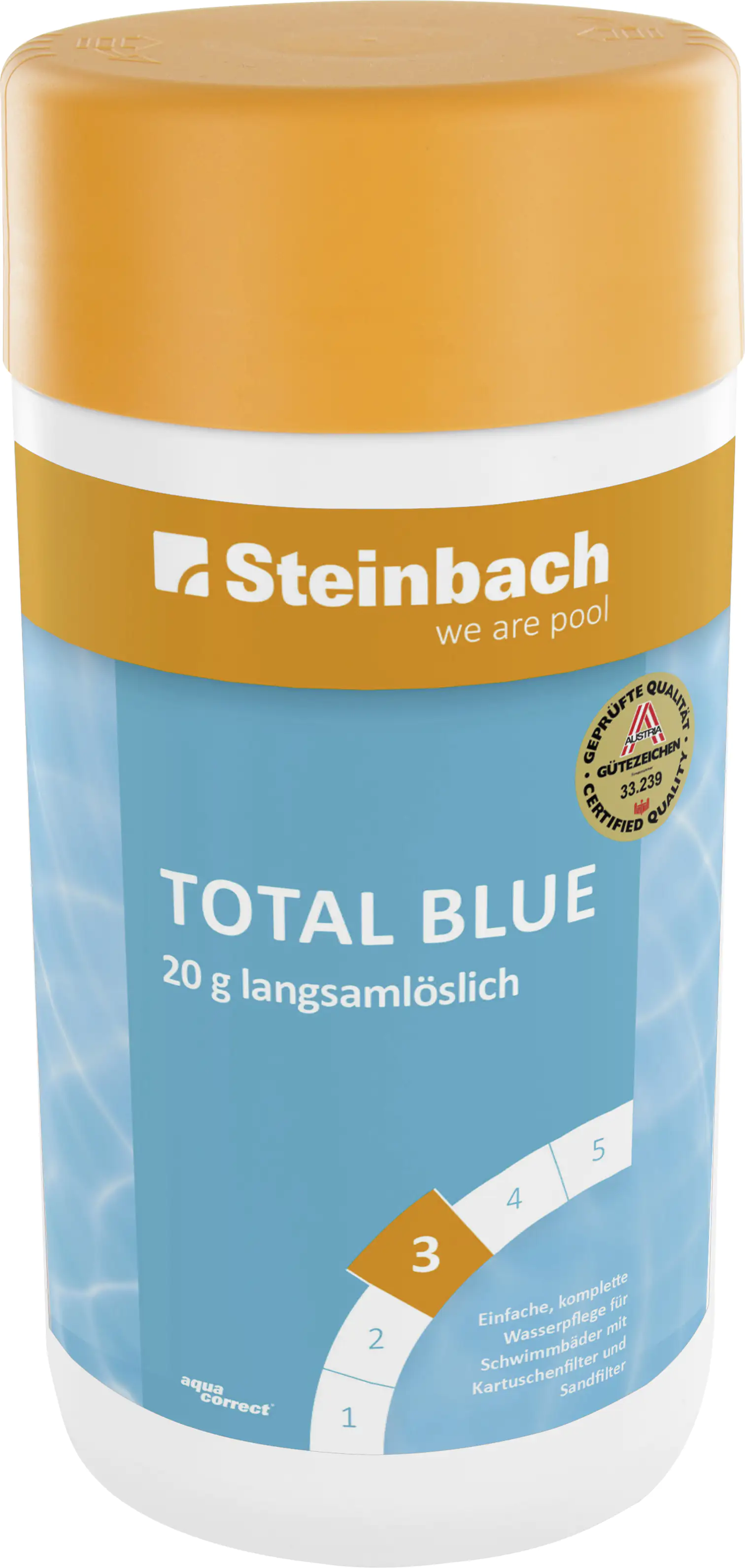 9008748523080 Steinbach Poolpflege Total Blue Chlorprodukt 1 kg Tabletten,löslich