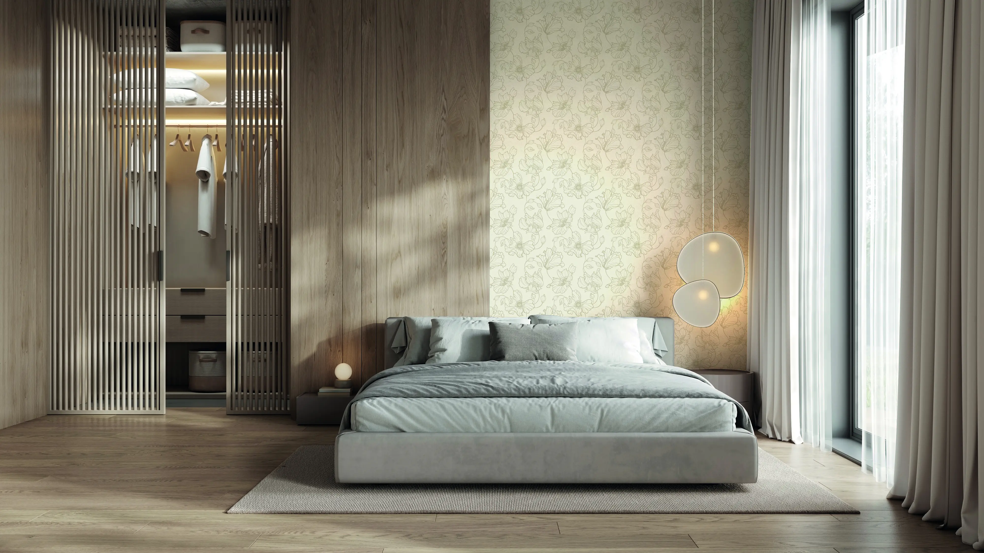 Neuhofer Akustikpaneel Wallpaper Retro 240 x 56 x 0,8 cm