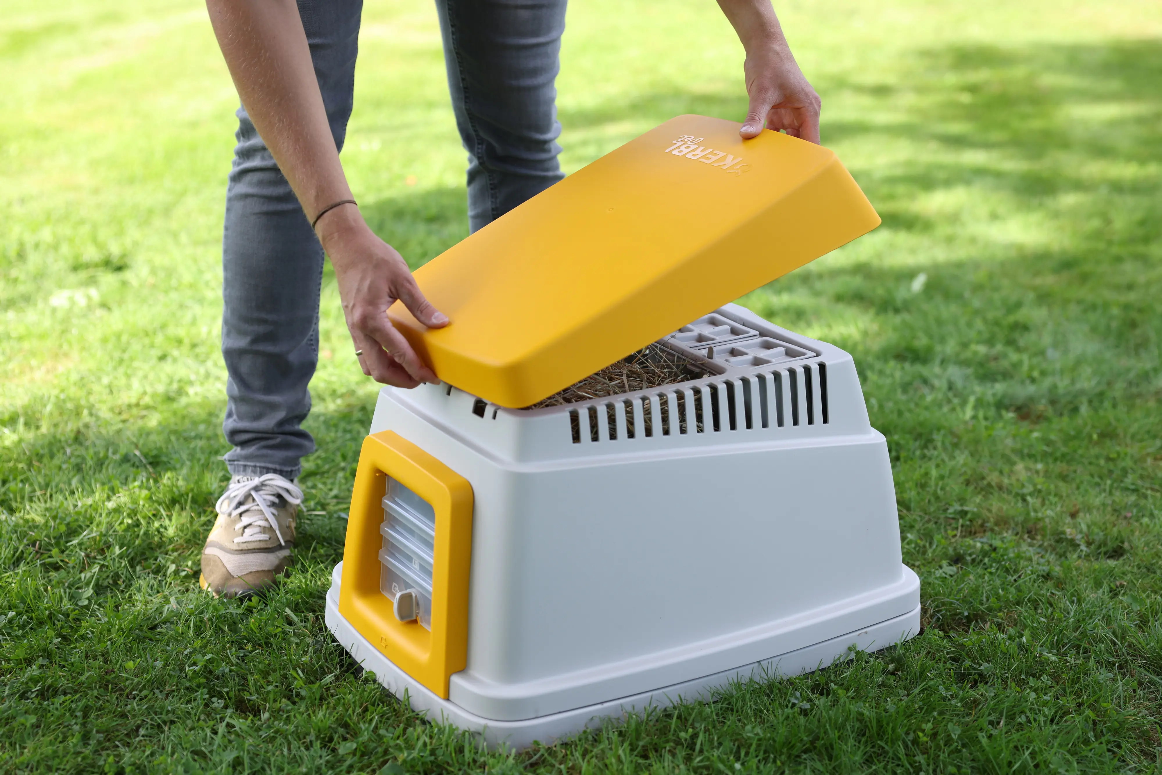 Kerbl Kaninchenbau Bunny Base Komplettset, grau/orange, L 58 x B 38,5 x H 55 cm Kerbl Kaninchenbau Bunny Base Komplettset, grau/orange, L 58 x B 38,5 x H 55 cm