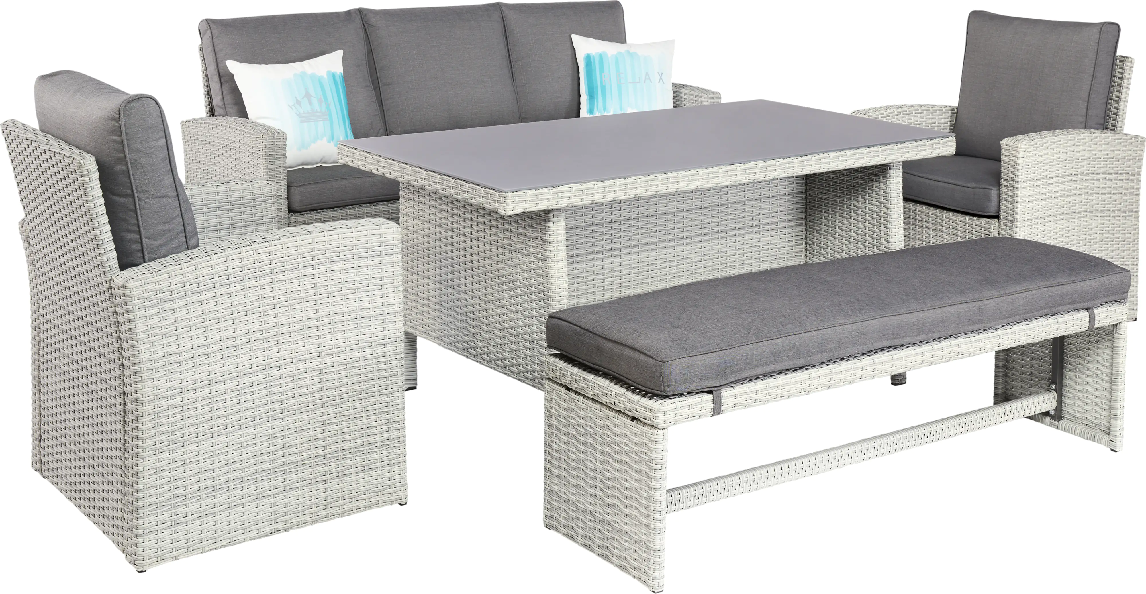 Trendline Dining Lounge Möbelset Turin XXL Trendline Dining Lounge Möbelset Turin XXL
