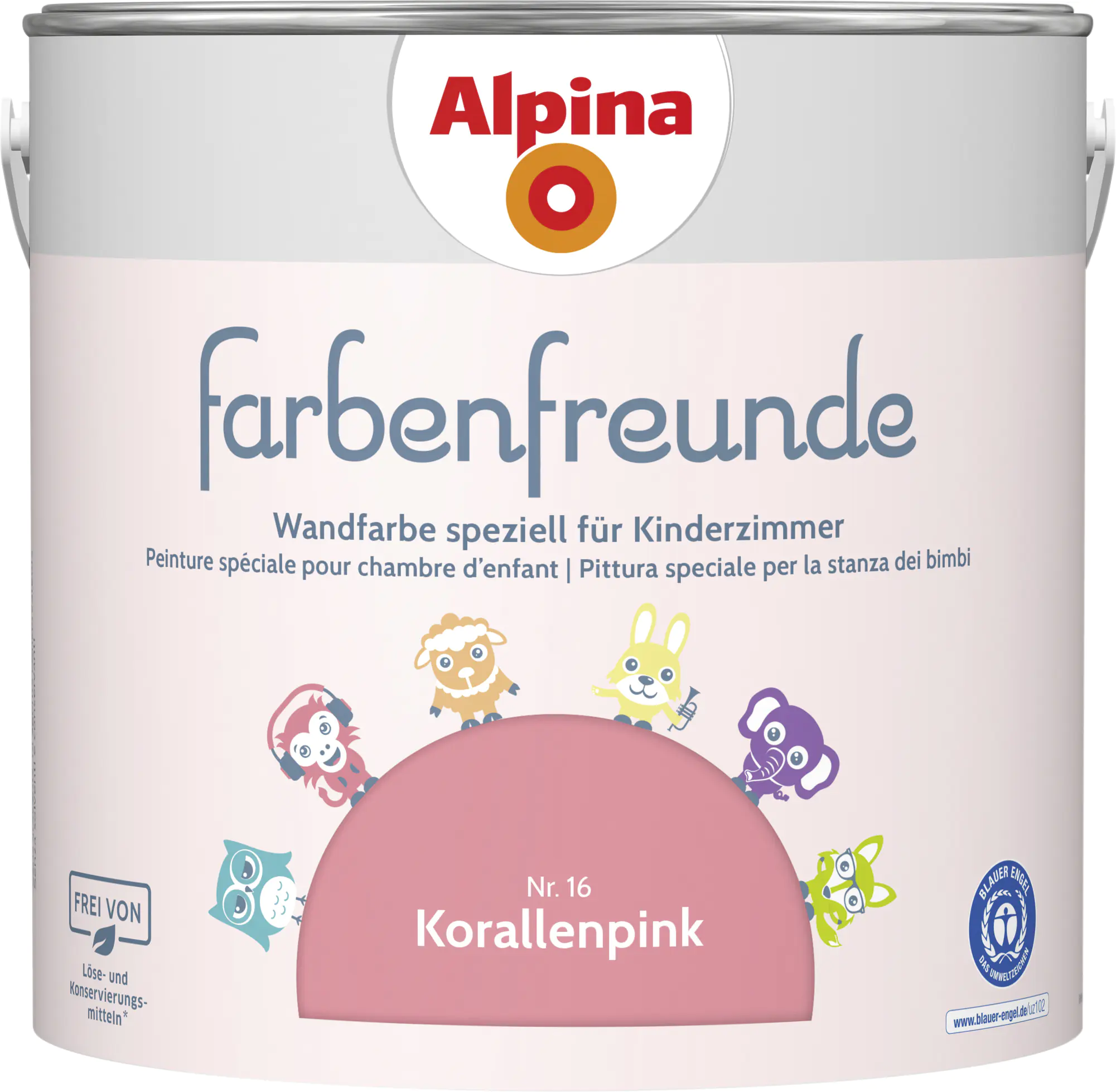 Alpina Farbenfreunde Nr. 16 korallenpink 2,5L Alpina Farbenfreunde Nr. 16 korallenpink 2,5L