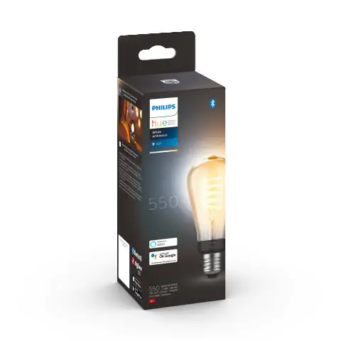 Philips Hue LED Leuchtmittel White Ambiance E27 7 W Edison