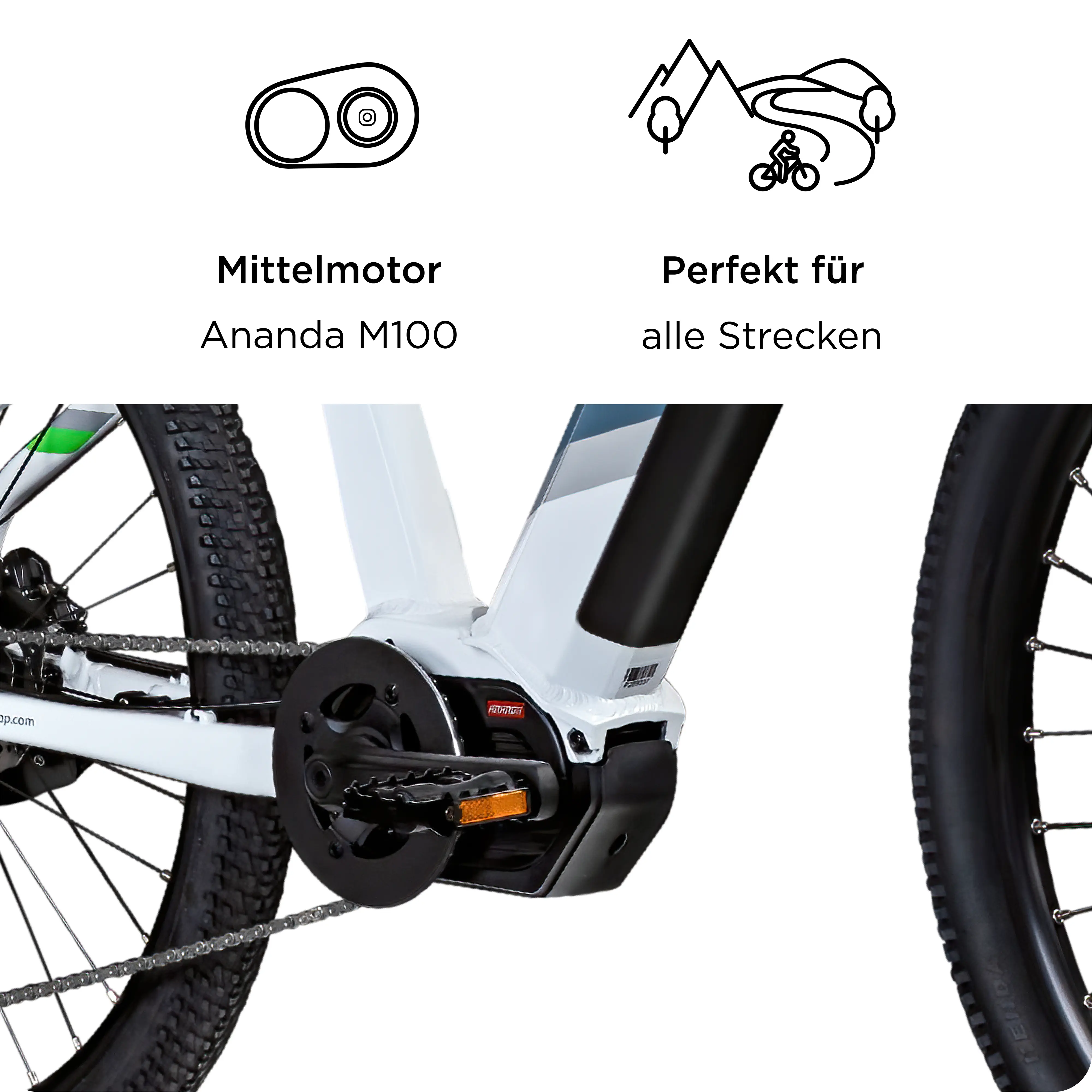 Zündapp E-Bike MTB X900 27,5 Zoll 10-Gang 733 Wh weiß Zündapp E-Bike MTB X900 27,5 Zoll 10-Gang 733 Wh weiß