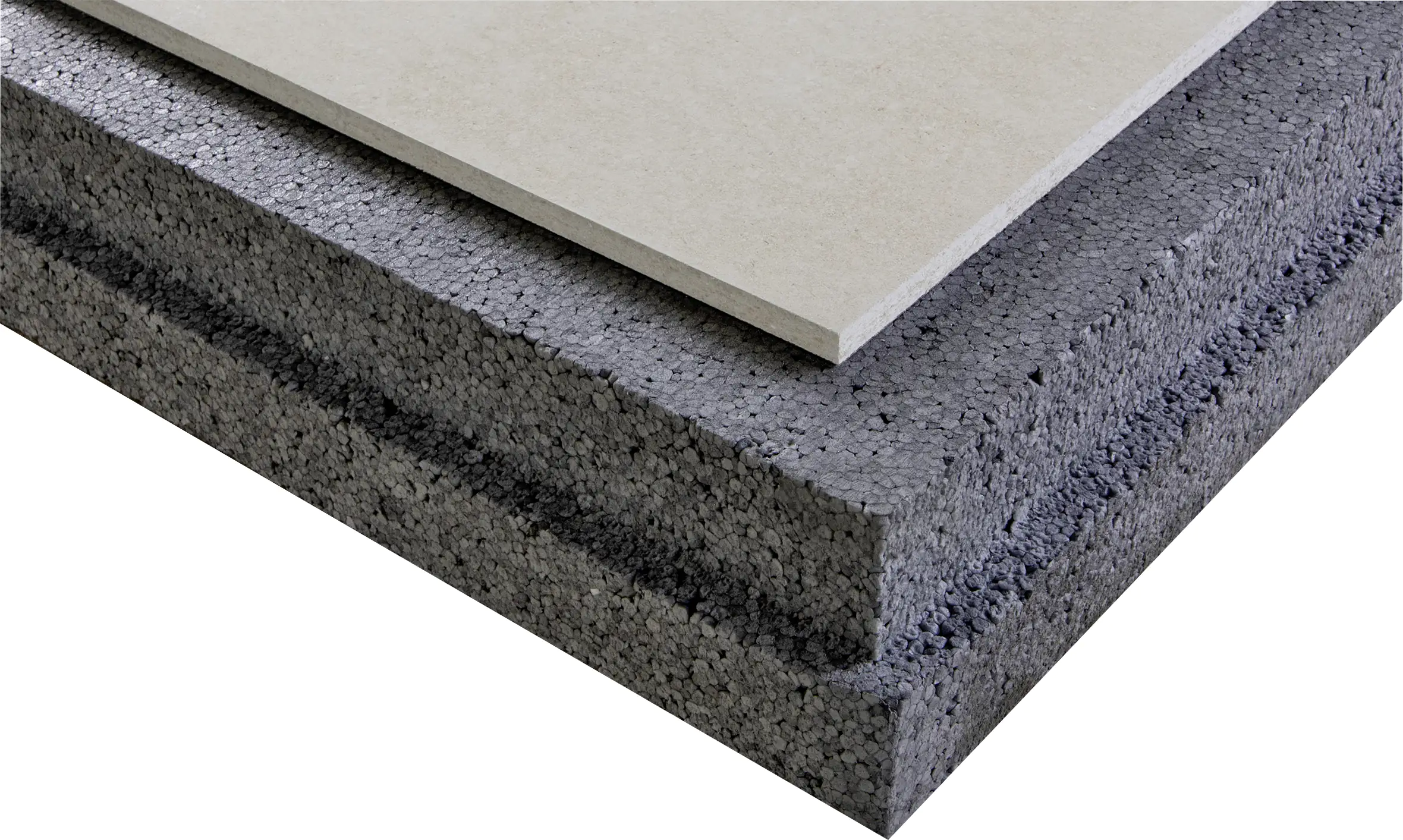 Rigidur Gipsfaser-Dachbodenelement 150 x 50 cm 100 mm mit EPS-Kaschierung Rigidur Gipsfaser-Dachbodenelement 150 x 50 cm 100 mm mit EPS-Kaschierung