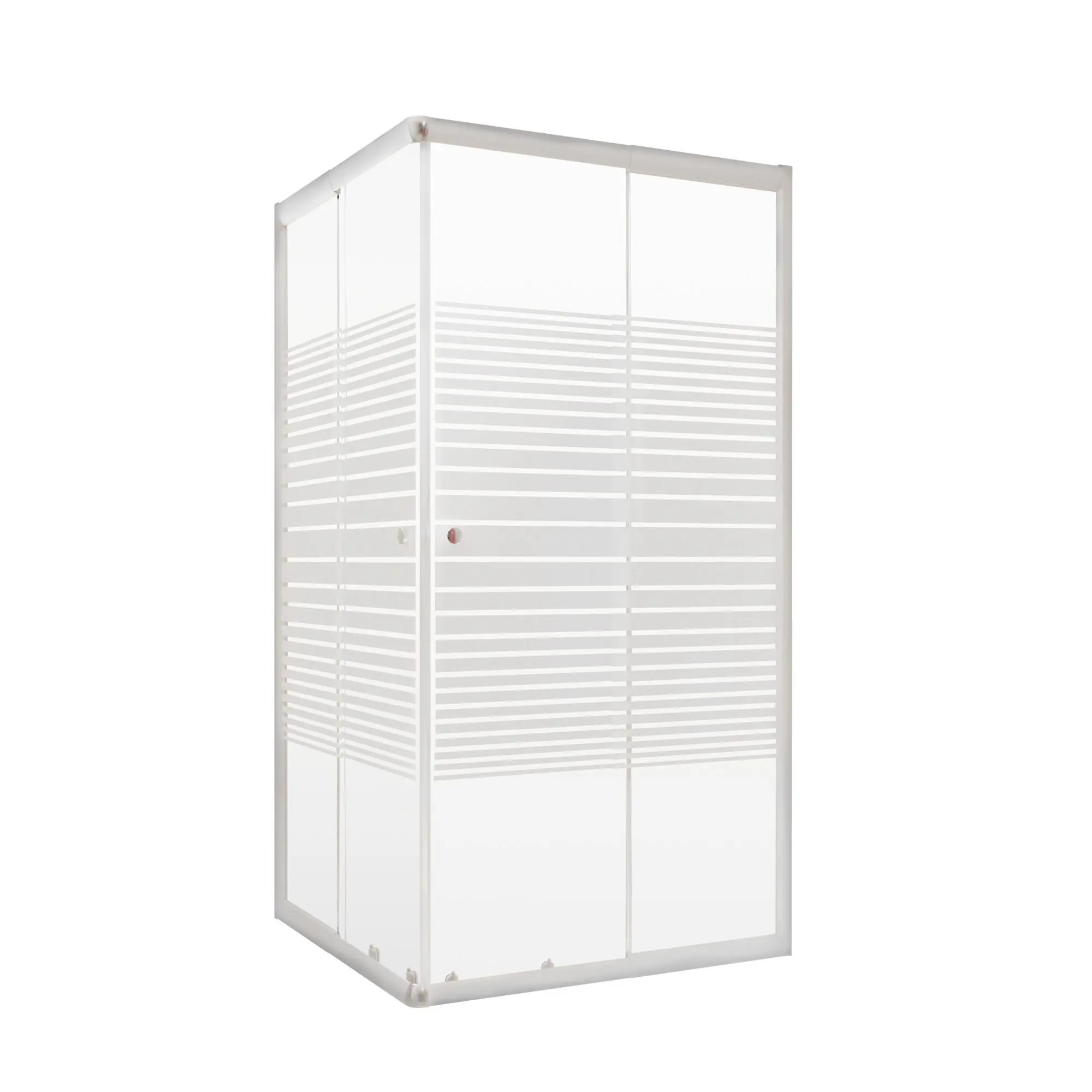 Schulte Eckdusche mit Schiebetüren Sunny 75-90 x 75-90 x 175 cm silber Schulte Eckdusche mit Schiebetüren Sunny 75-90 x 75-90 x 175 cm silber