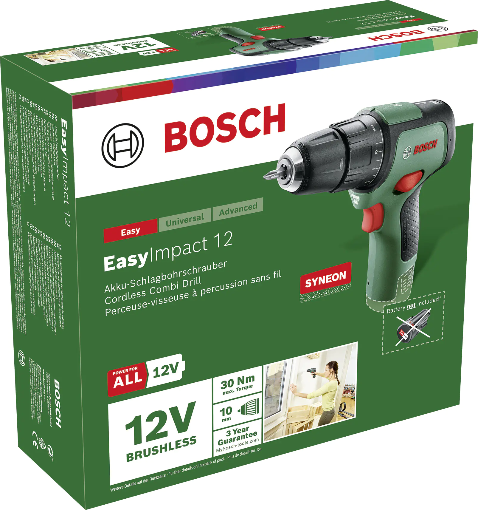 Bosch Akku-Schlagbohrschrauber EasyImpact 12 V Bosch Akku-Schlagbohrschrauber EasyImpact 12 V