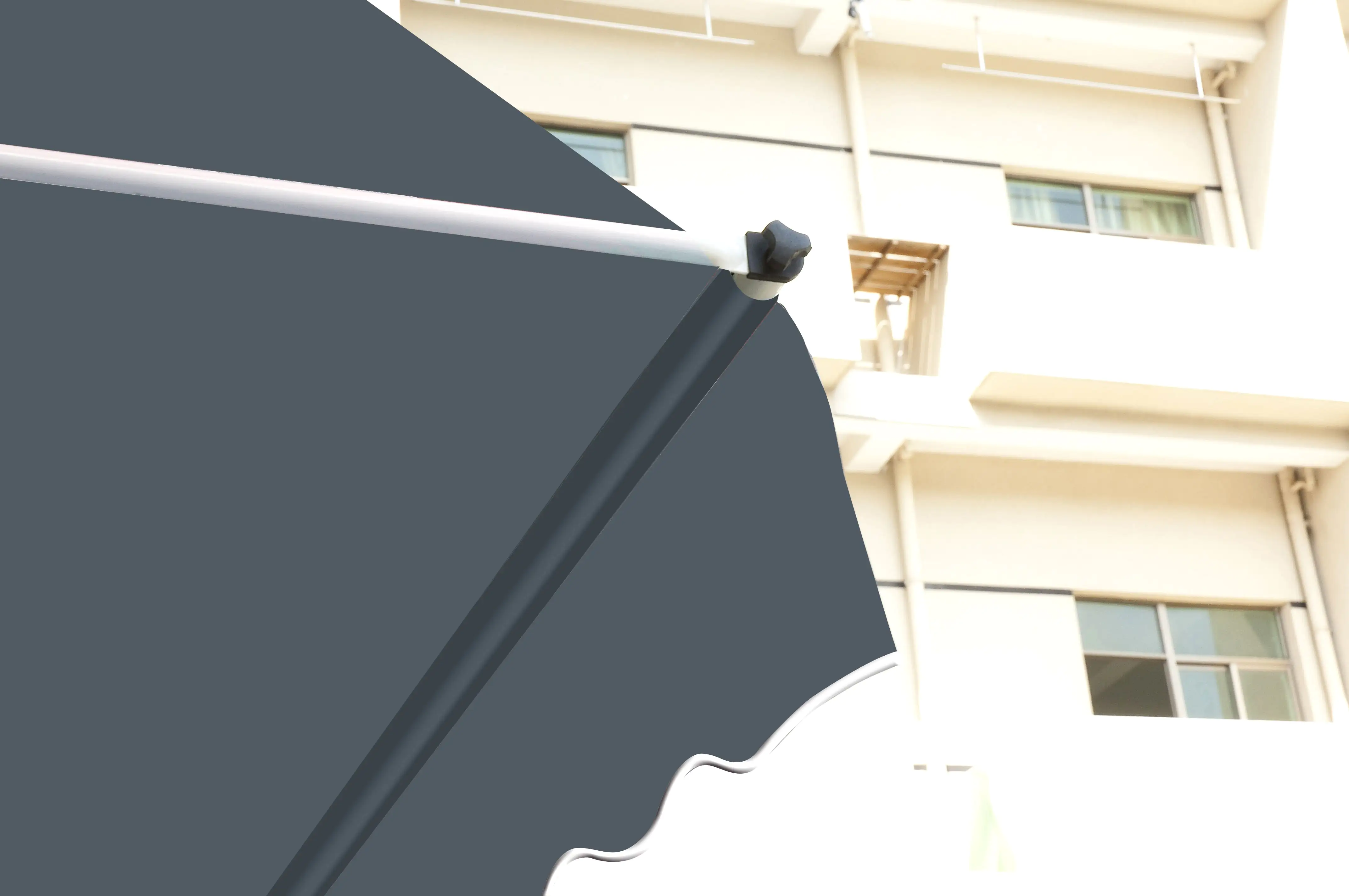 TrendLine Balkon-Markise 2,5 x 1,3 m grau