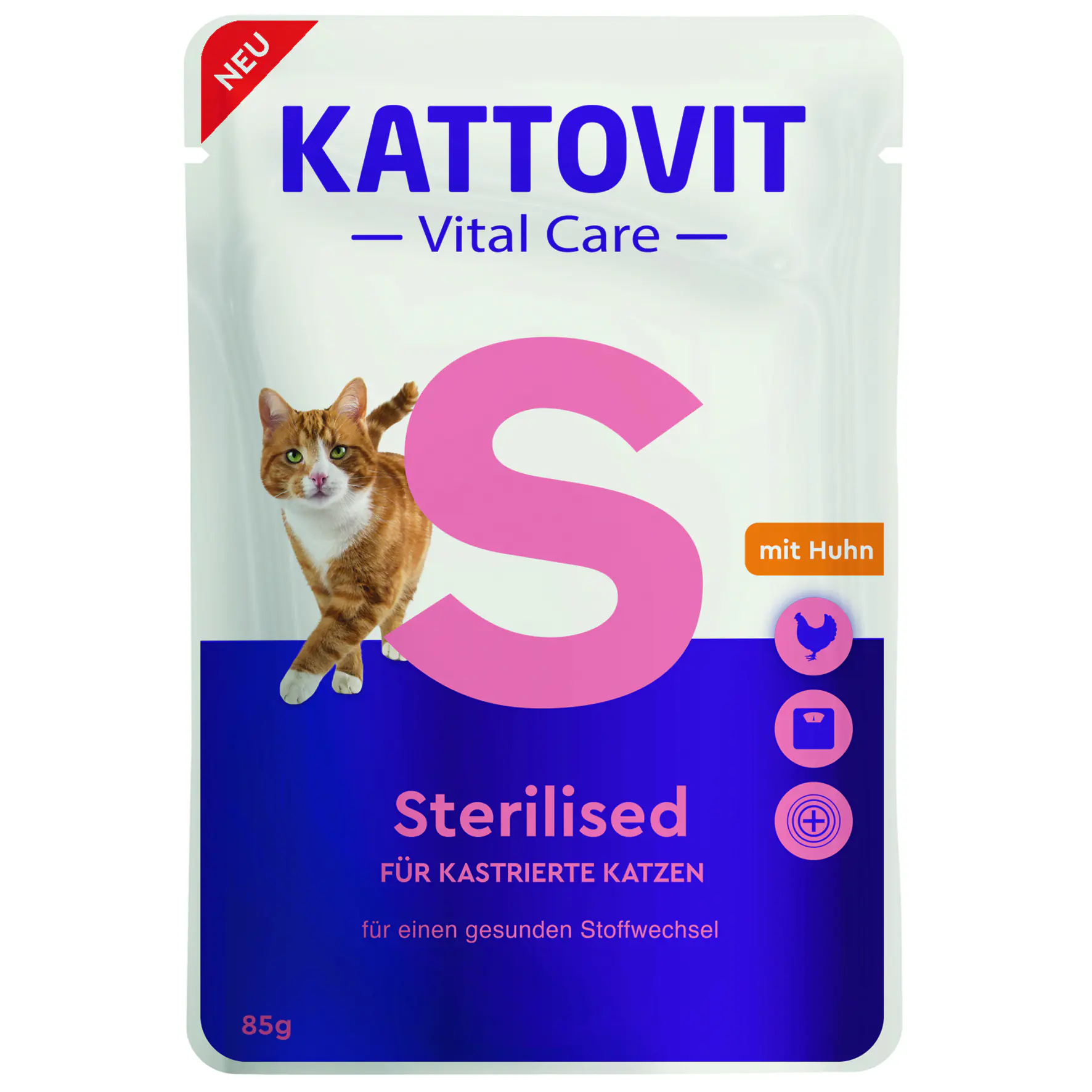 Kattovit Katzennassfutter Diet Vital Care Sterilised 85 g