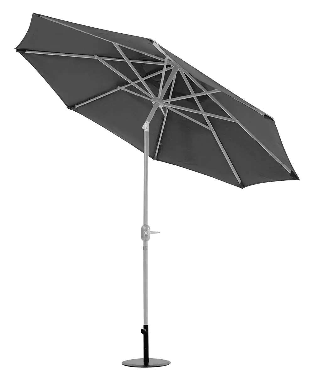 4333692035101 Primaster Sonnenschirm Kreta anthrazit, Ø 300 cm