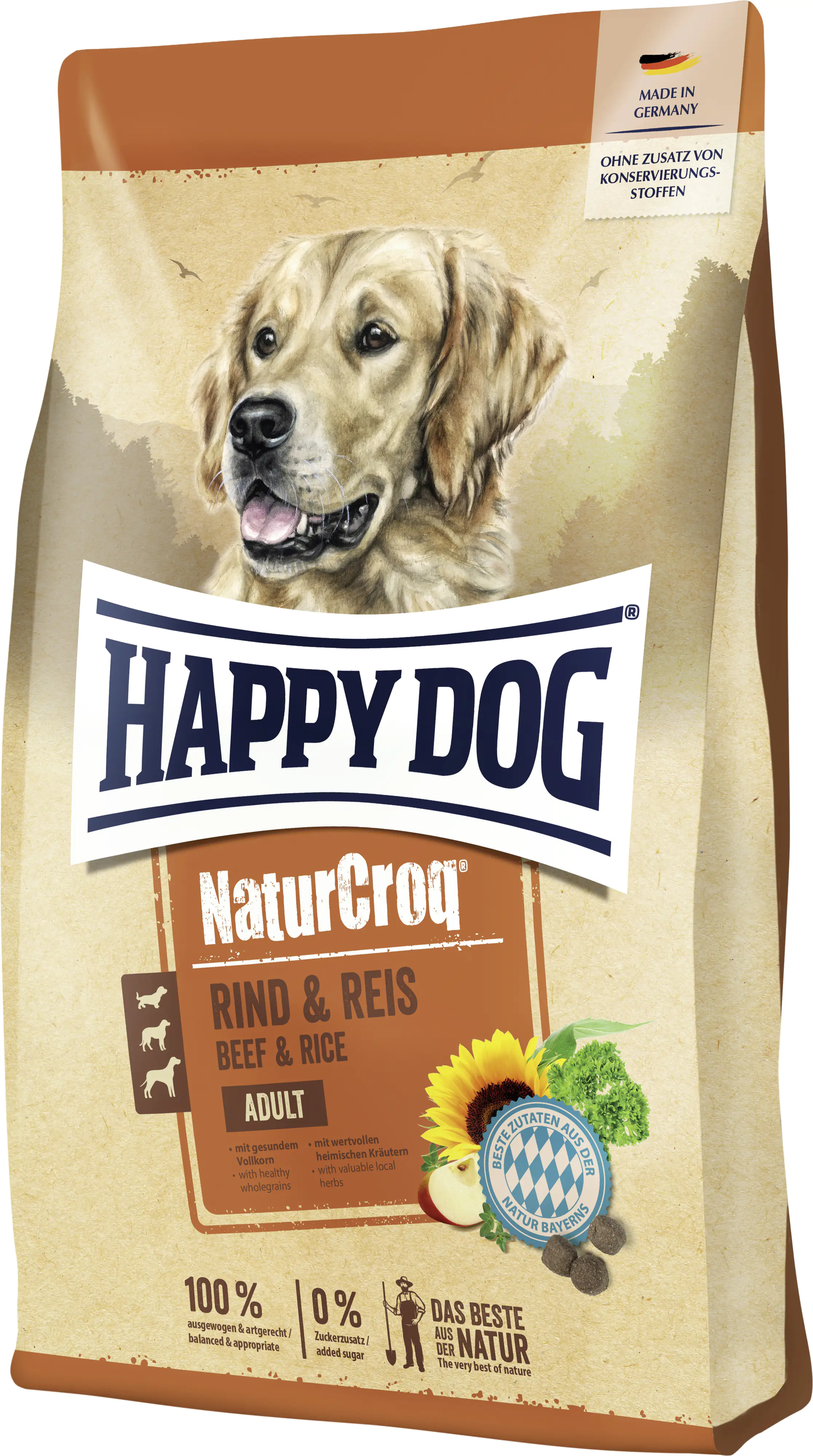Happy Dog NaturCroq Rind & Reis 11 kg Happy Dog NaturCroq Rind & Reis 11 kg