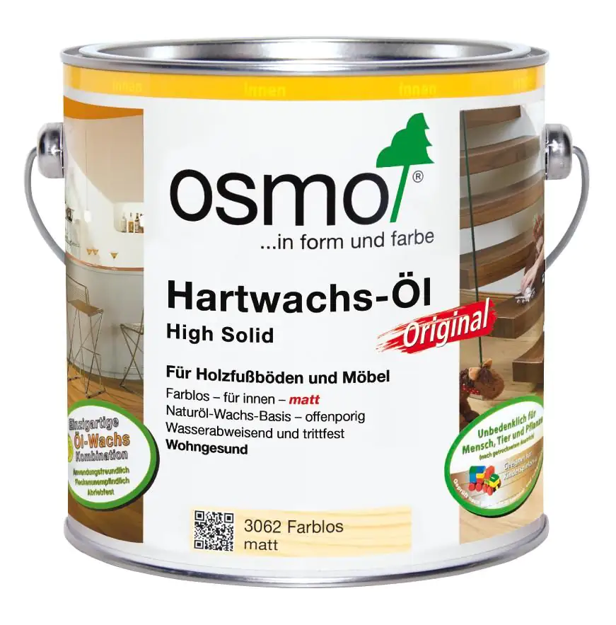 Osmo Hartwachs-Öl Original 2,5 L farblos matt