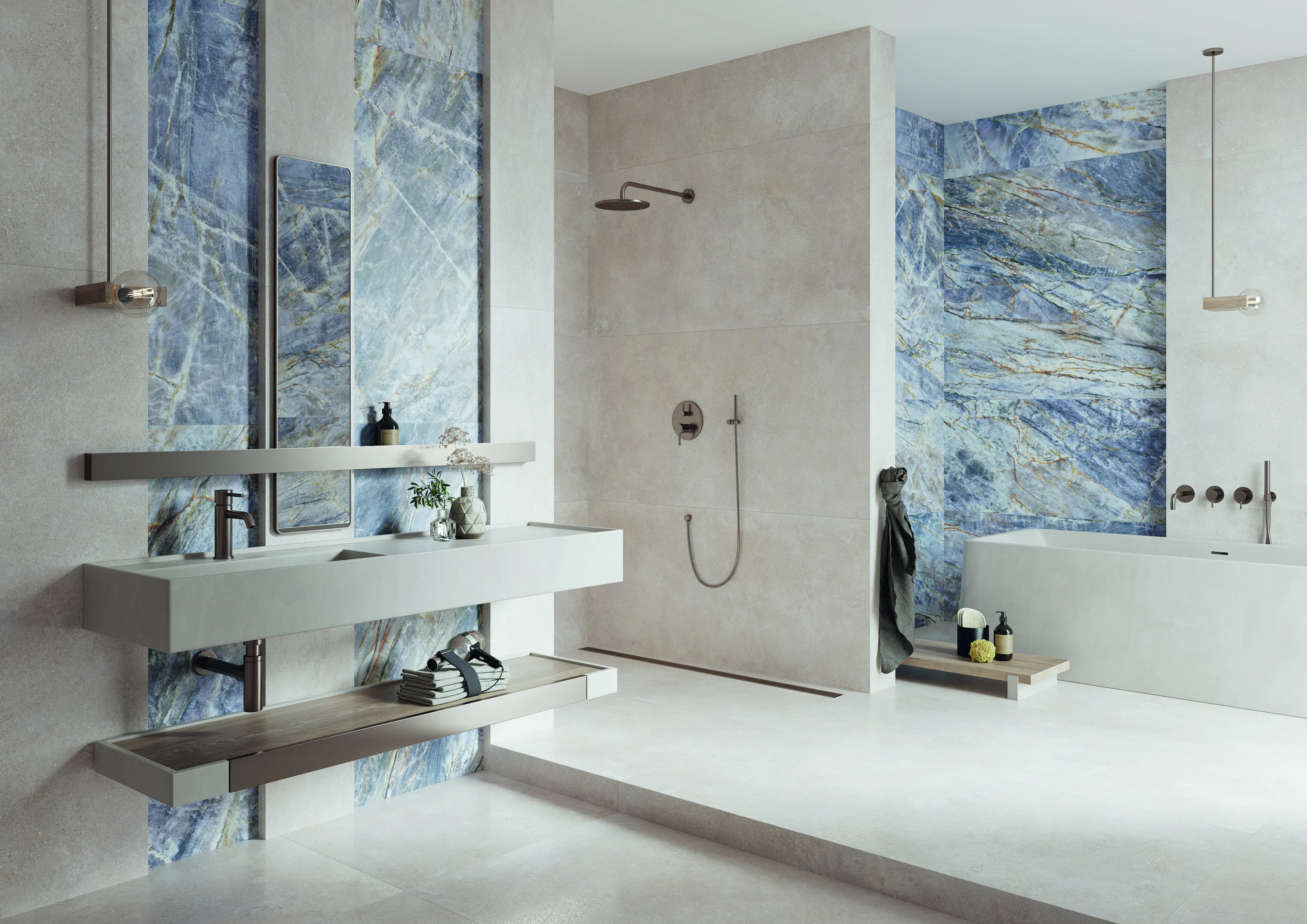 Bodenfliese Feinsteinzeug Modern Concrete 60 x 60 cm ivory Bodenfliese Feinsteinzeug Modern Concrete 60 x 60 cm ivory