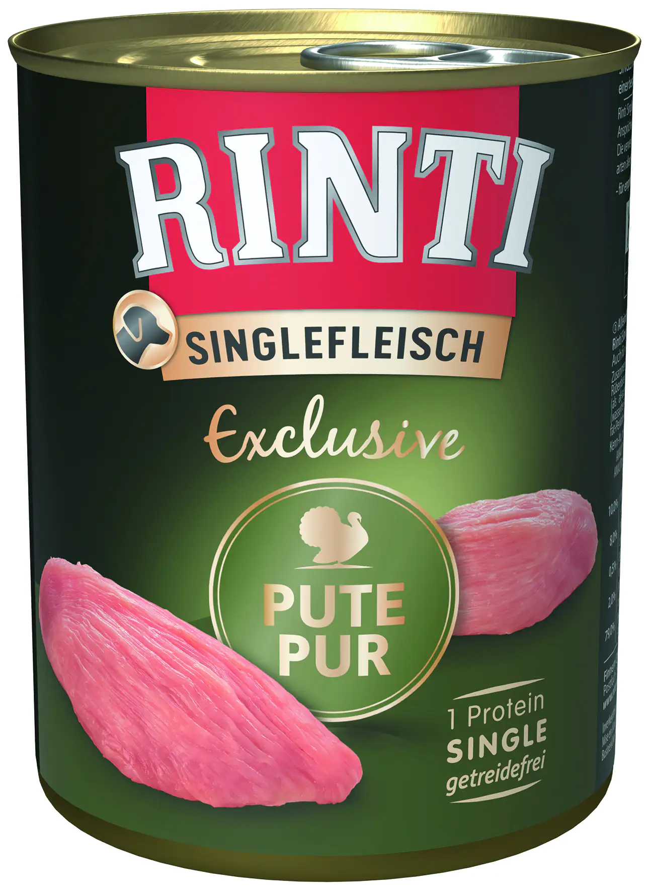 Rinti Singlefleisch Hundenassfutter Adult 800 g Pute