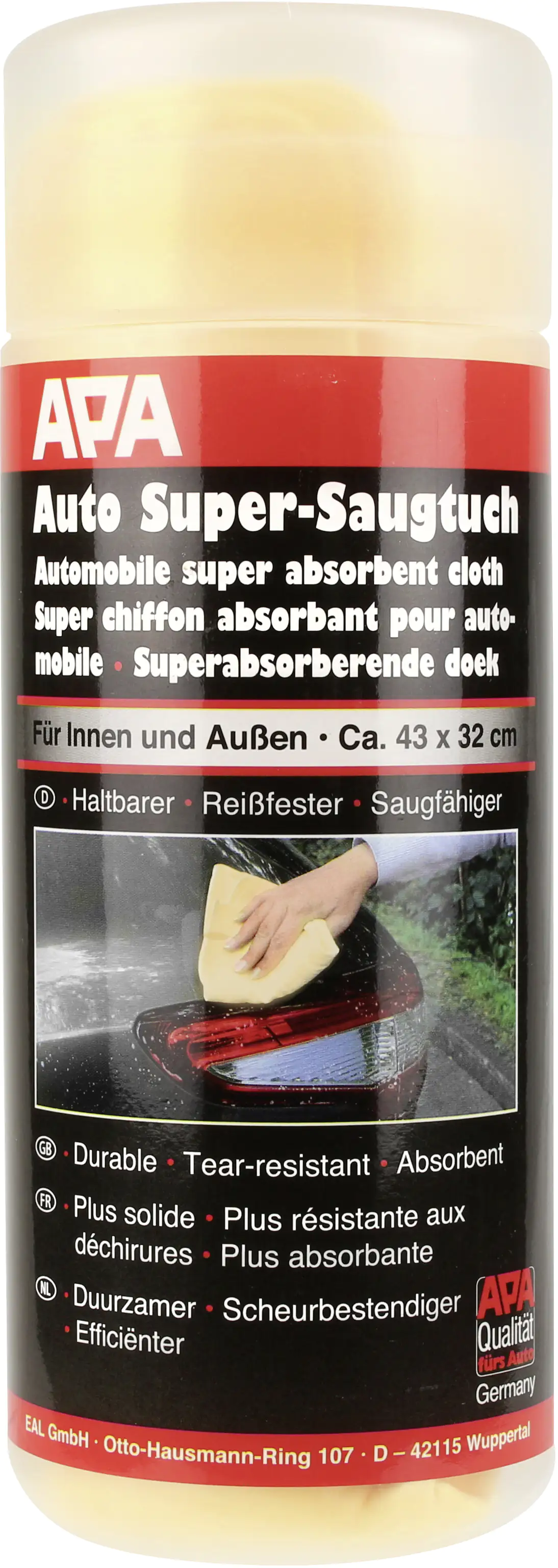 APA Supersaugtuch gelb 43x32cm APA Supersaugtuch gelb 43x32cm