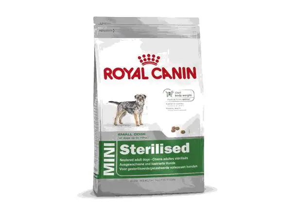 Royal Canin Sterilised Mini Trockenfutter für kastrierte kleine Hunde 8 kg