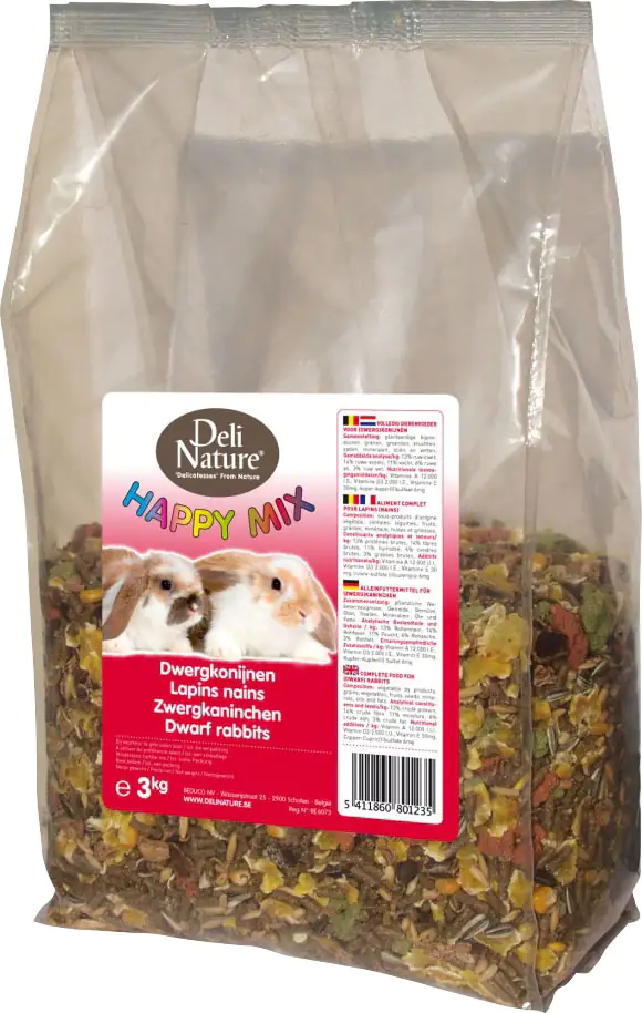 Deli Nature Happymix Kaninchen 3 kg