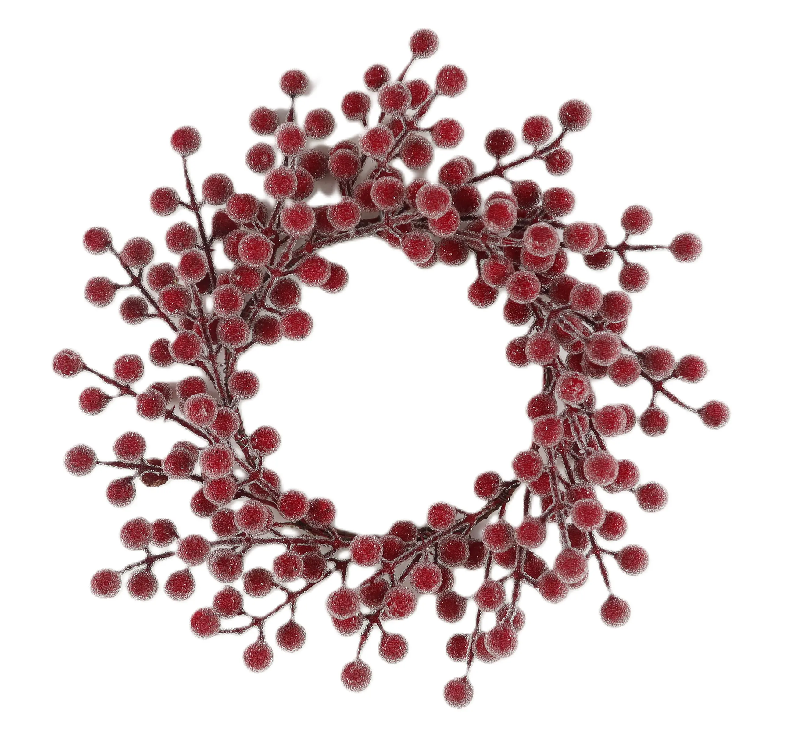 TrendLine Deko-Kranz 30 x 30 x 5 cm rot