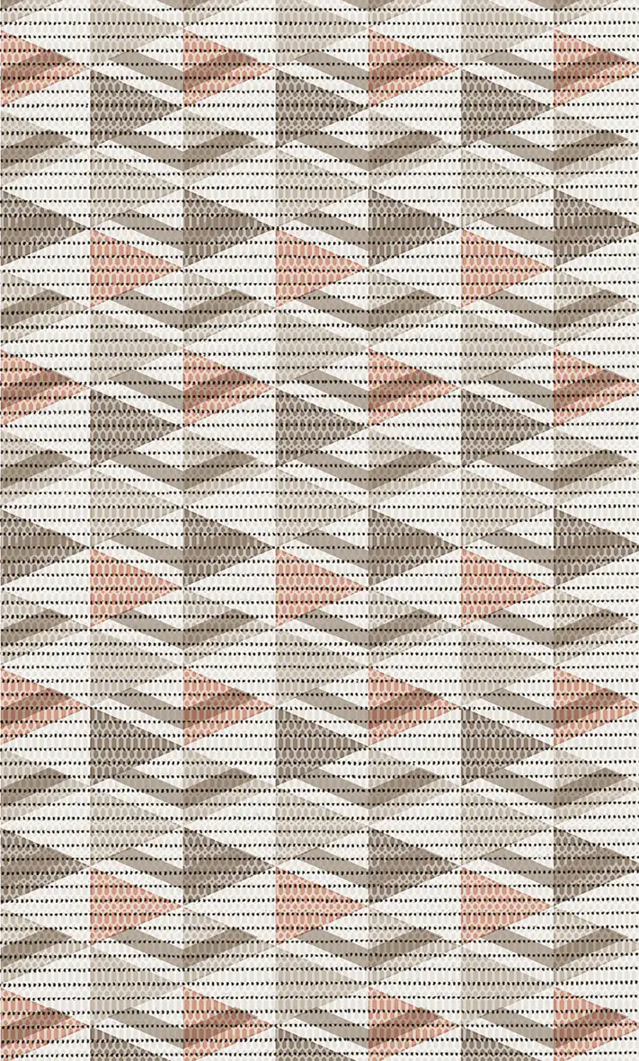 d-c-floor® Universalmatte Floor Comfort Triangles, 65 x 200 cm