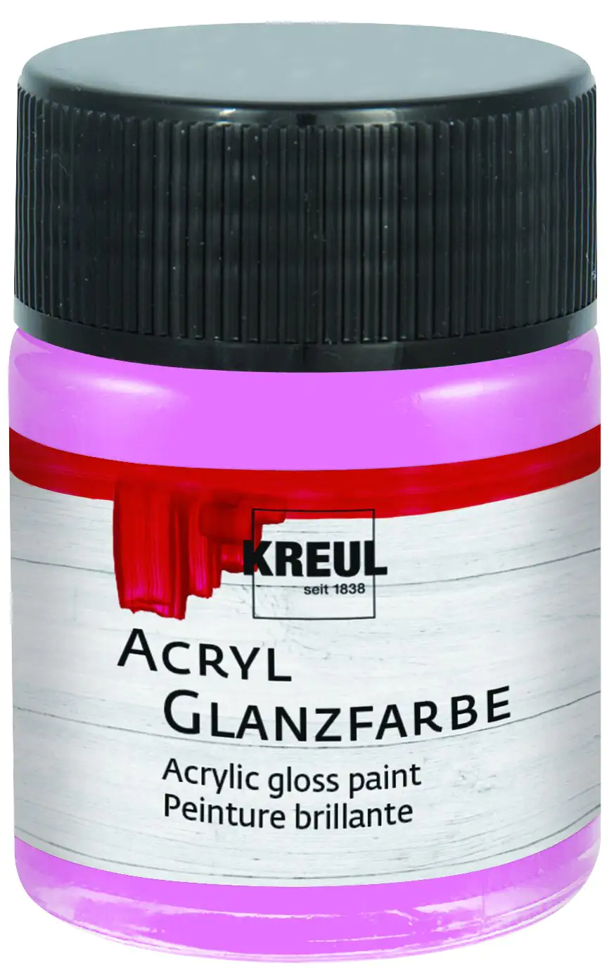 Kreul Acryl Glanzfarbe rose 50 ml Kreul Acryl Glanzfarbe rose 50 ml