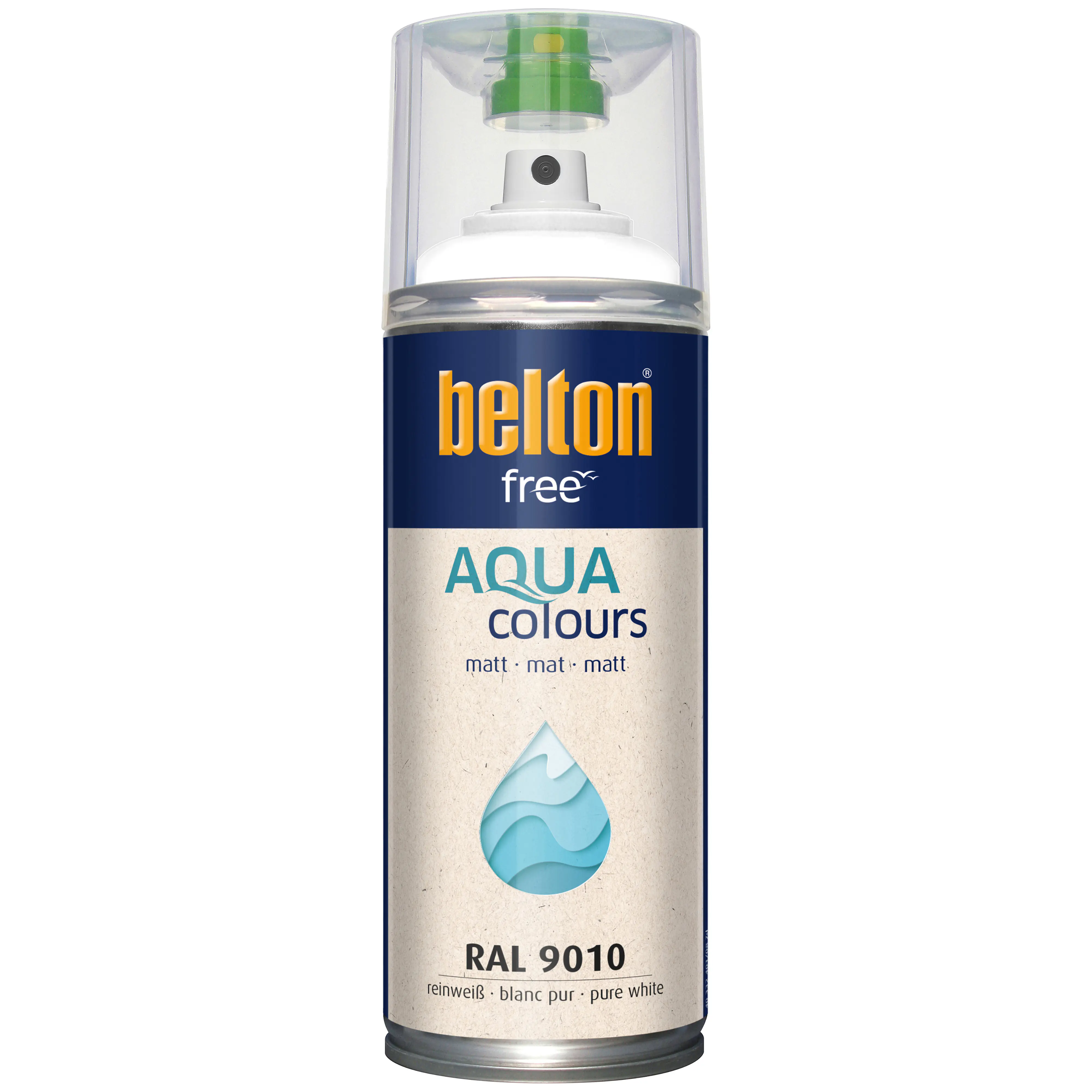 belton free Lackspray AQUAcolours 400 ml reinweiß matt