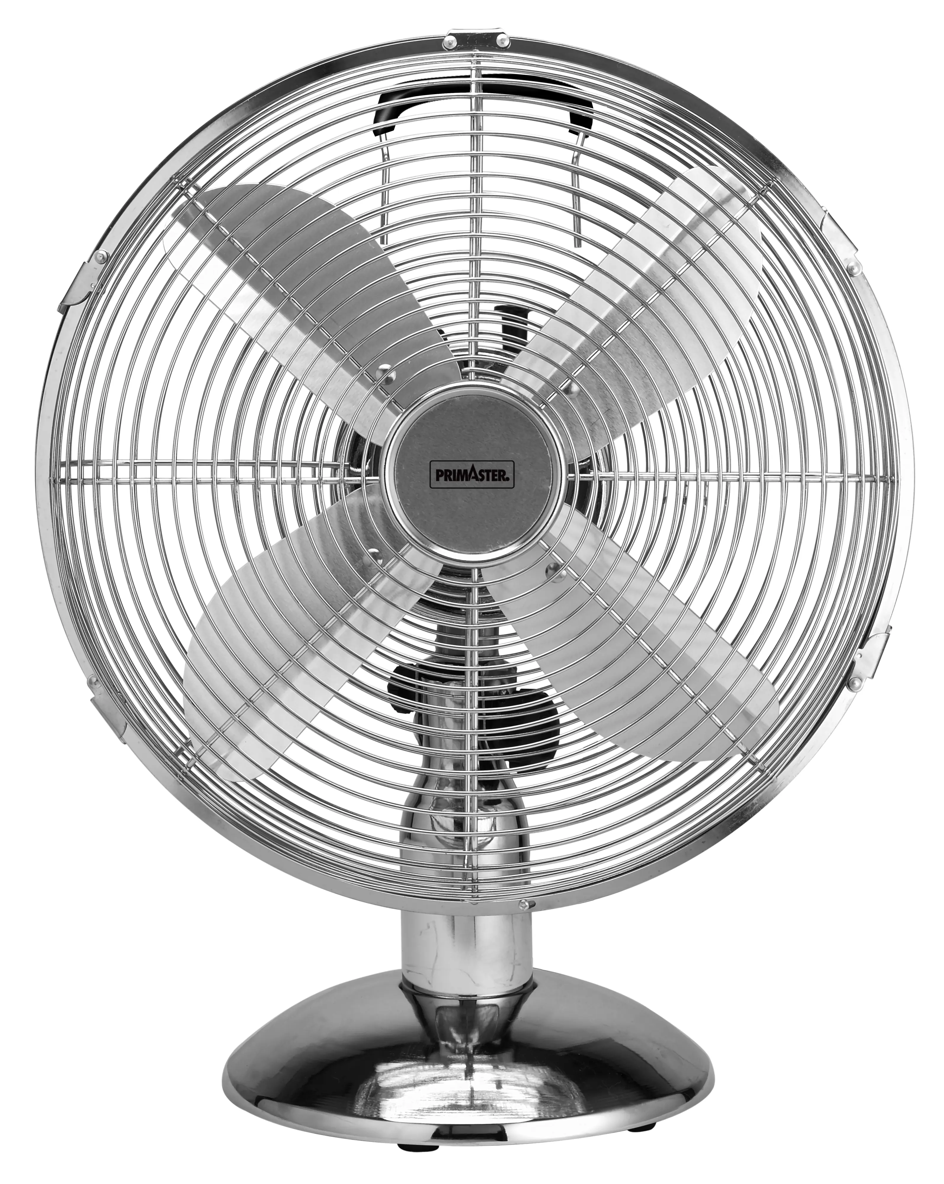 Primaster Tischventilator mit 3 Stufen Ø 40 cm verchromt