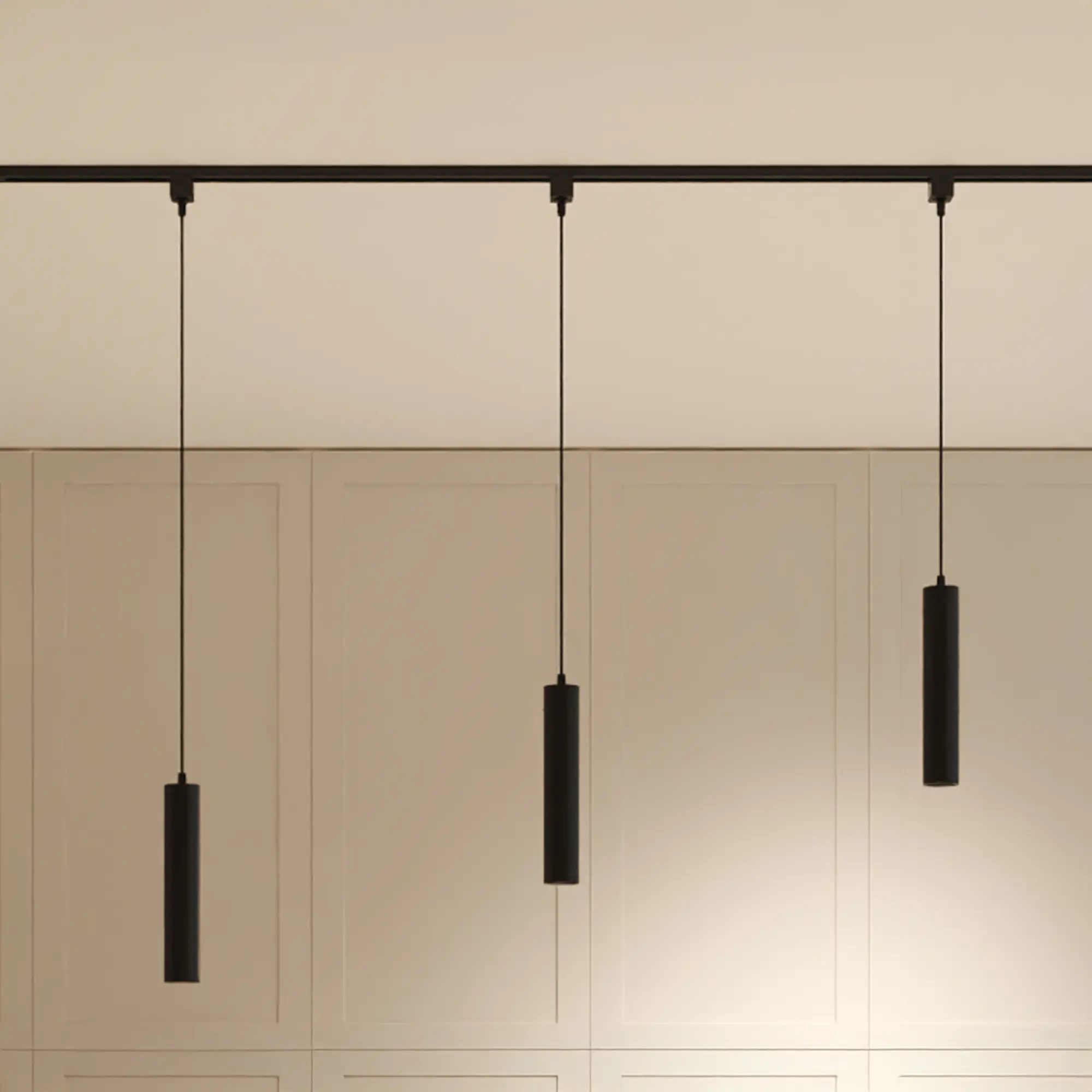 Philips Pendelleuchte 3er Pendel Paxie Easy Link schwarz