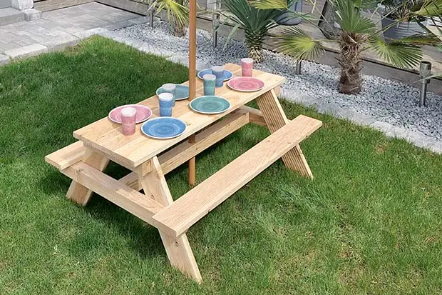 Picknickbank für Kinder