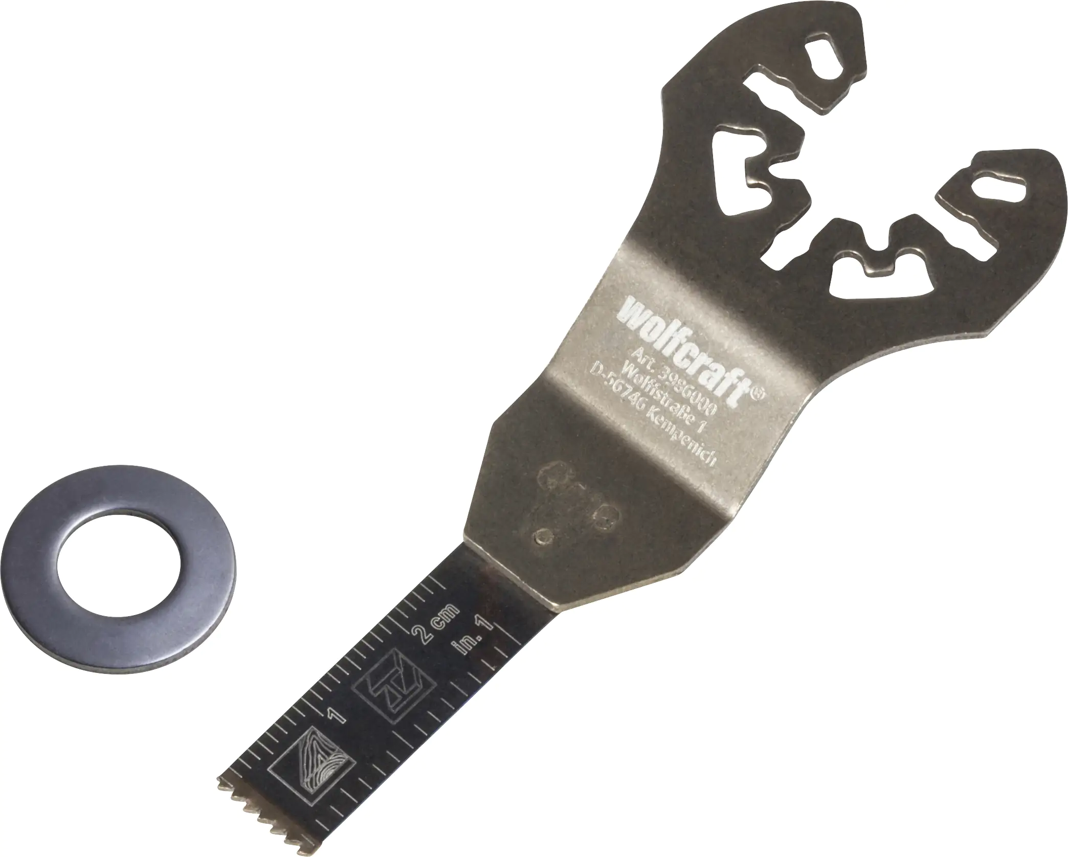 Wolfcraft Tauchsägeblatt Bimetall 10 mm für Holz/Metall Bosch PMF