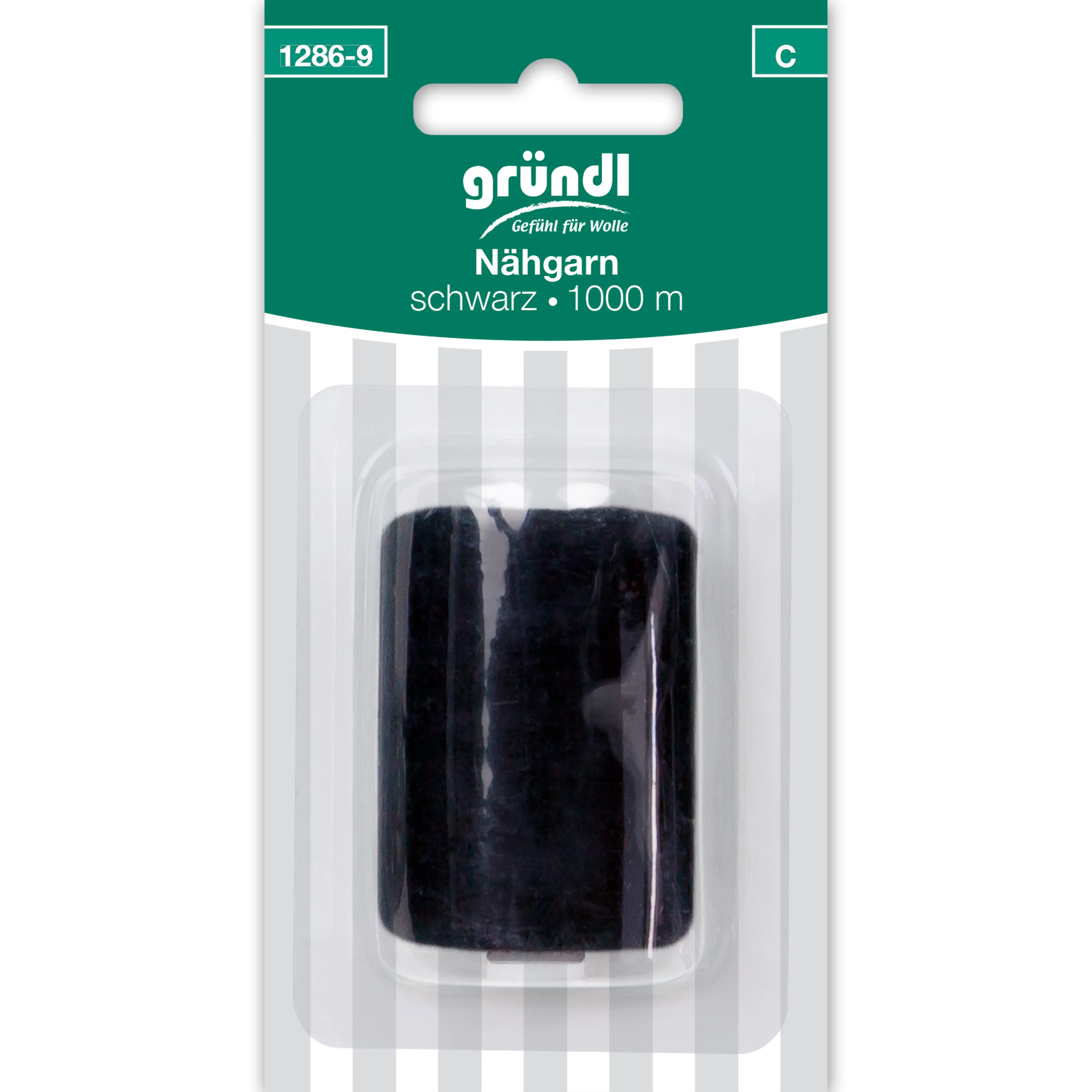 Gründl Nähgarn schwarz 1.000 m Garnstärke 40/2