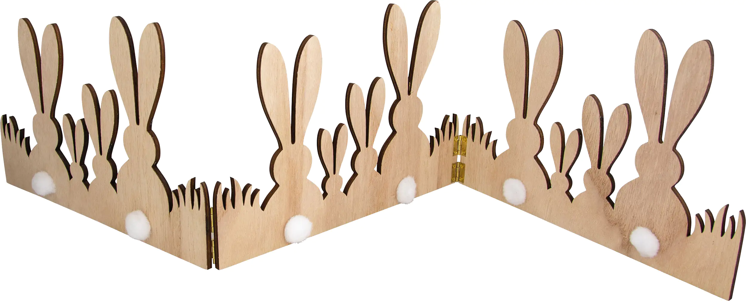 Riffelmacher Hasendeko zum Ausklappen für Fensterbrett 80 x 17 cm Riffelmacher Hasendeko zum Ausklappen für Fensterbrett 80 x 17 cm