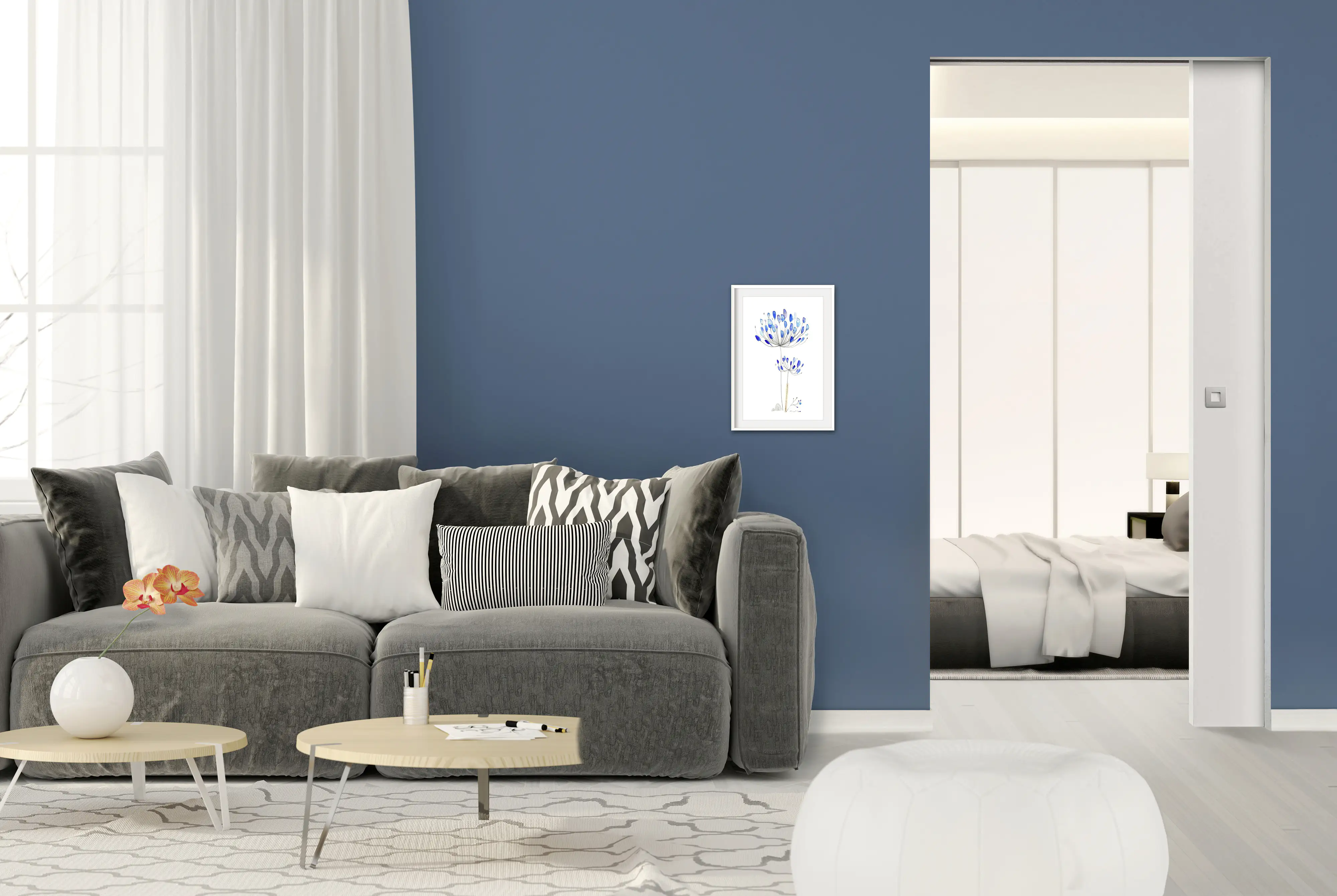 Knauf Schiebetürsystem Pocket Kit für Holz- und Glastürblatt für CW 75 & 100