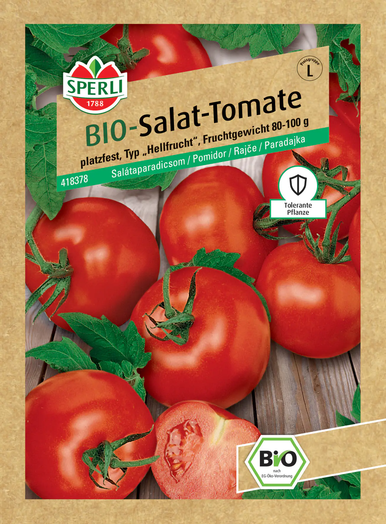 Sperli BIO Salat-Tomate Hellfrucht F1 Sperli BIO Salat-Tomate Hellfrucht F1