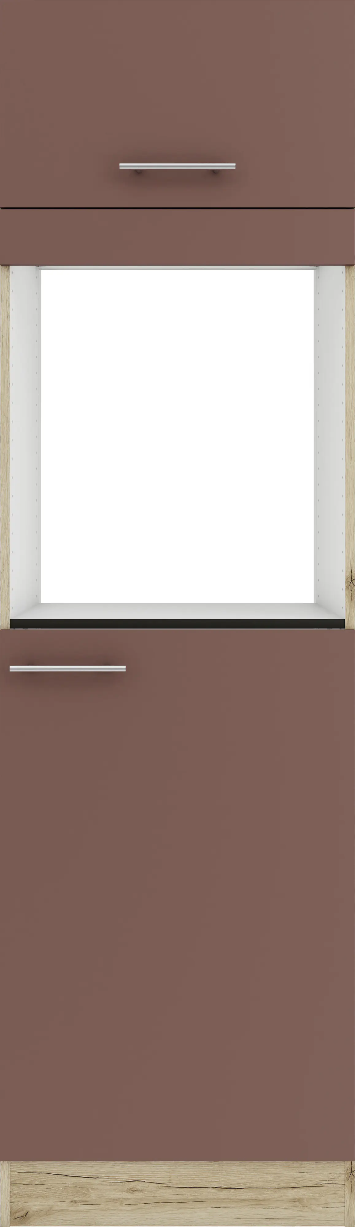 Optifit Hochschrank Bari 407 rostrot/eiche 60 cm